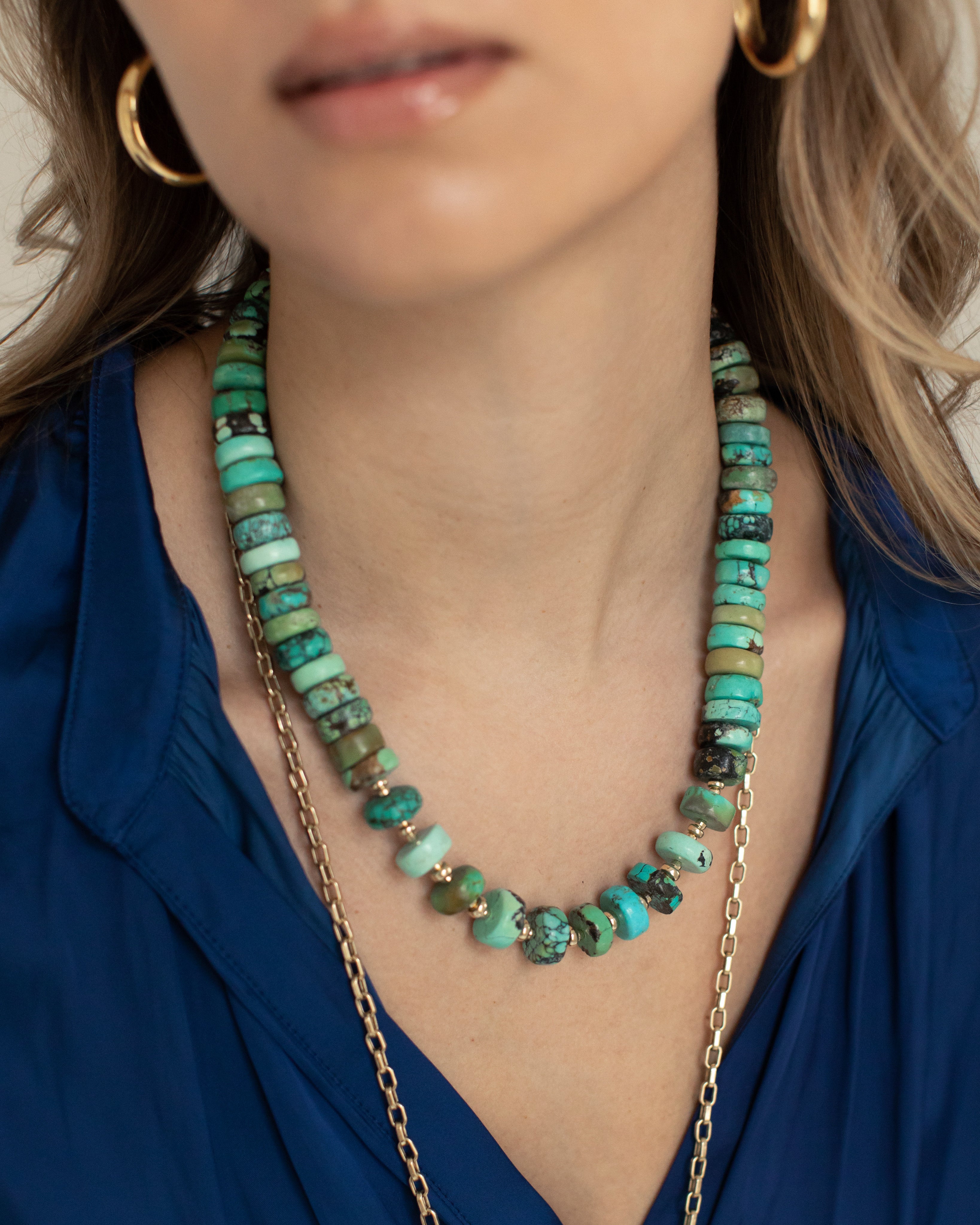 VINTAGE ONE OF A KIND TURQUOISE NECKLACES