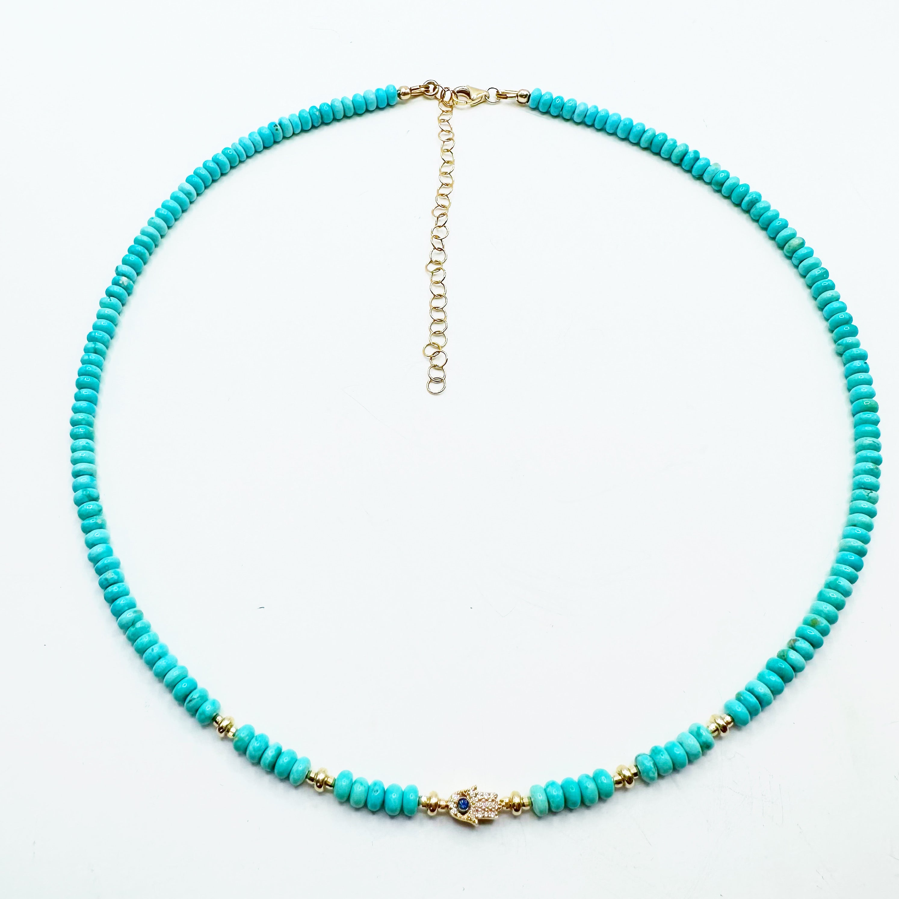 TURQUOISE CHARM NECKLACES