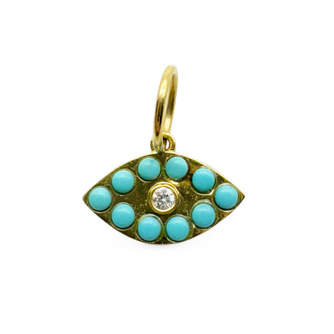 TURQUOISE EVIL EYE CHARM