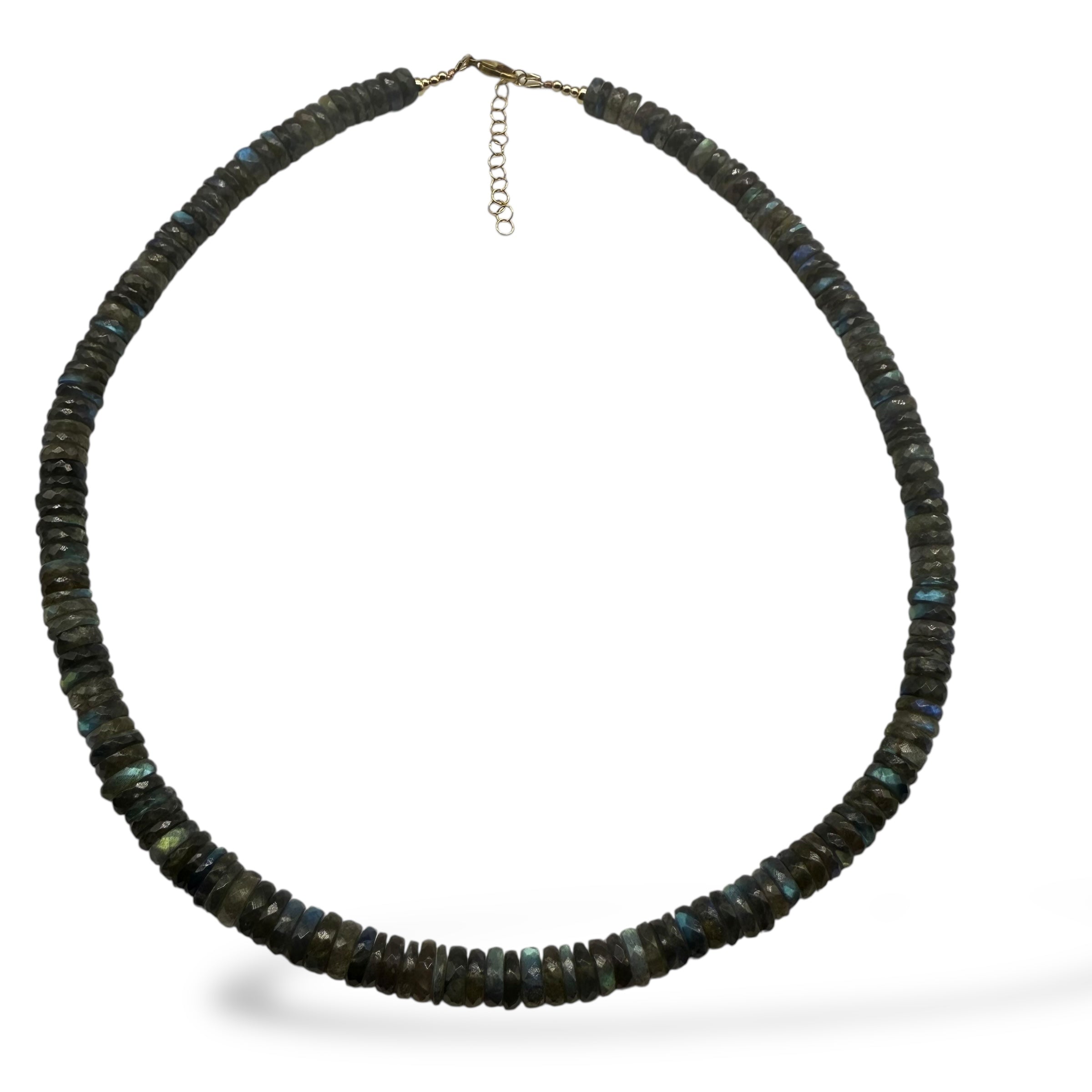 LABRADORITE BEADED NECKLACE