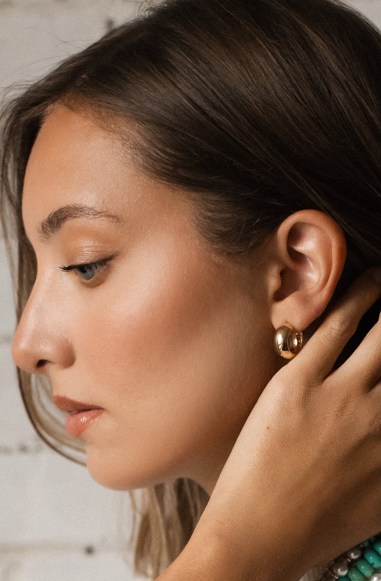 CHUBBY GOLD HOOPS