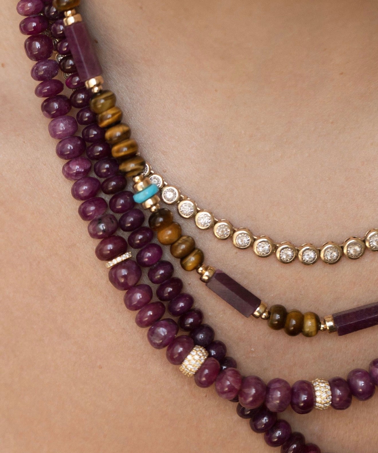 RUBY & DIAMOND NECKLACE