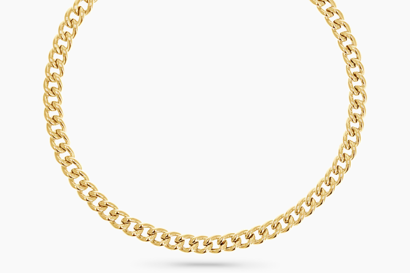 SOLID GOLD LINK CHAIN