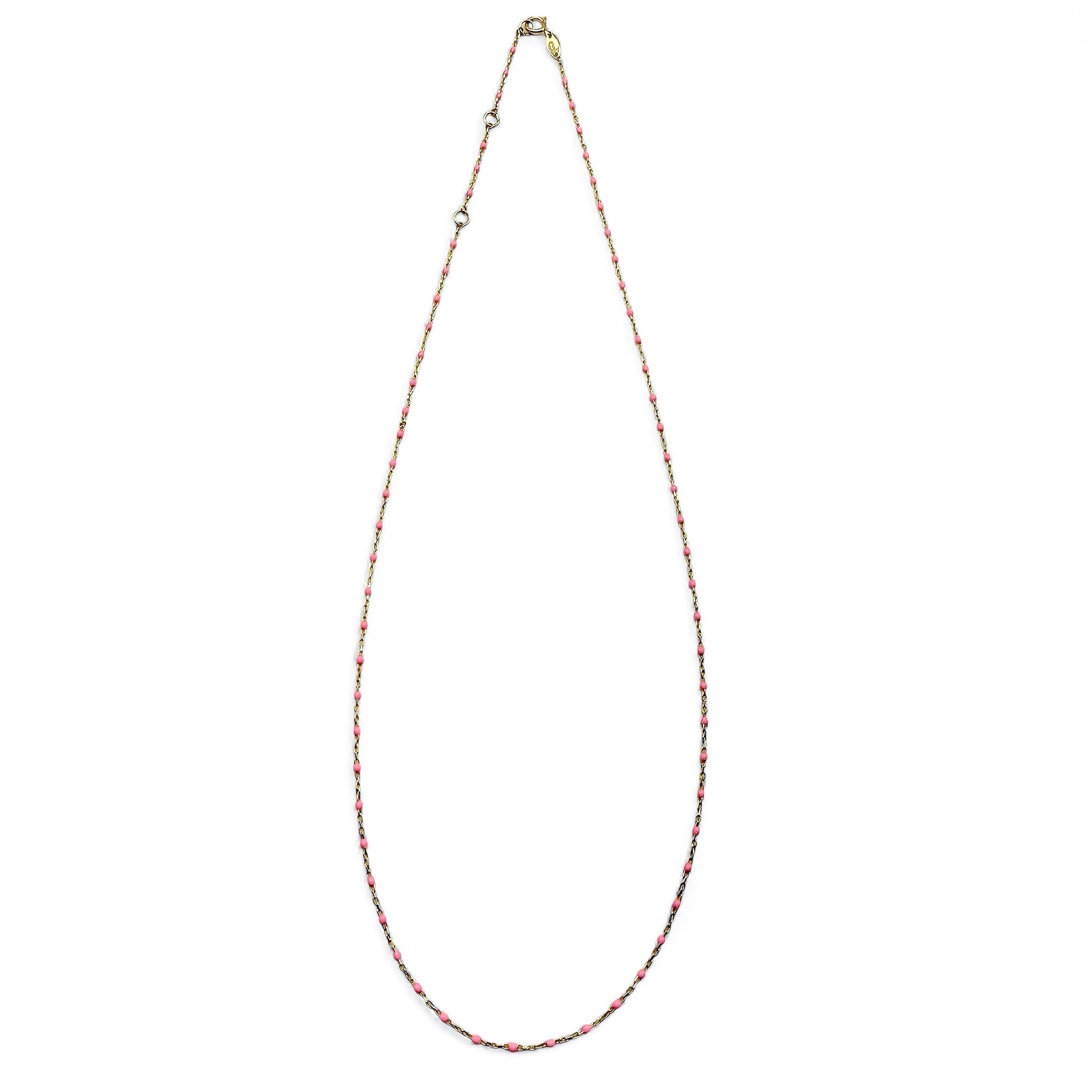14K GOLD & ENAMEL CHAINS