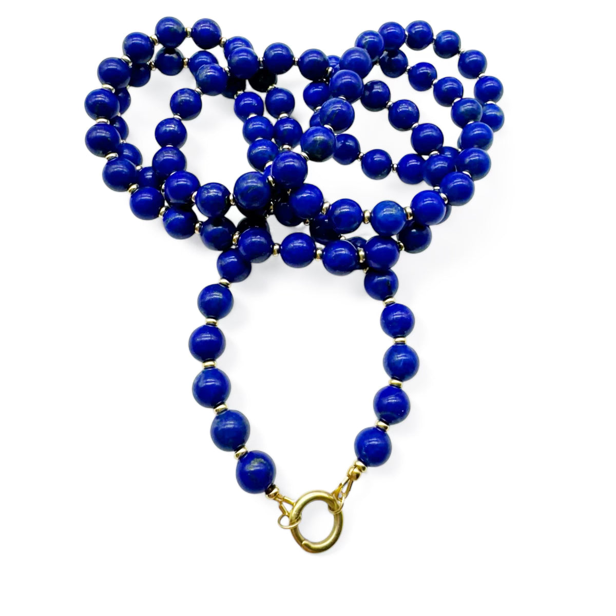 LONG LAPIS NECKLACE