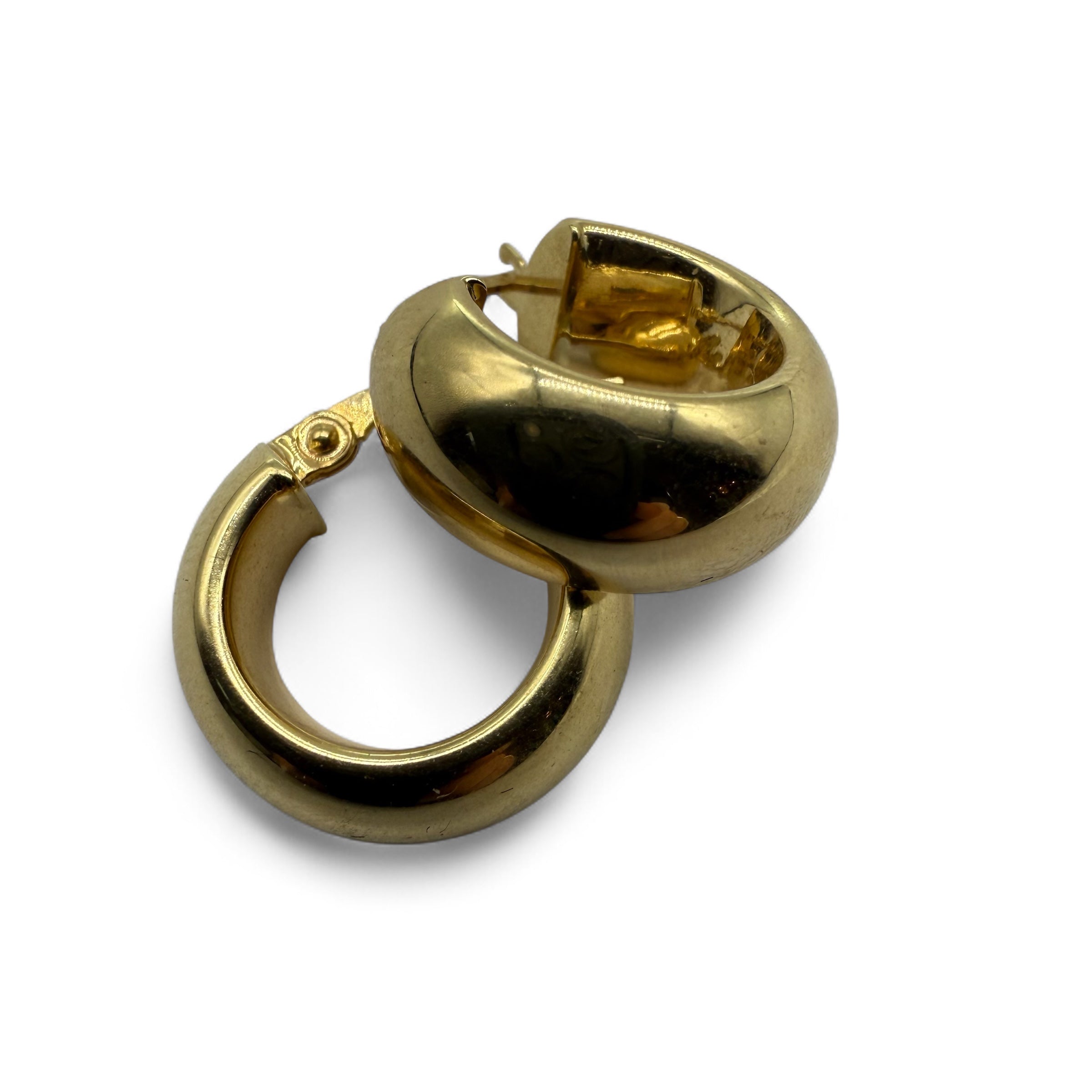 CHUBBY GOLD HOOPS