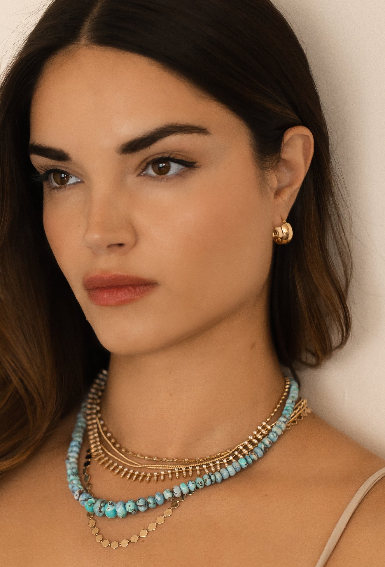 CHUBBY GOLD HOOPS