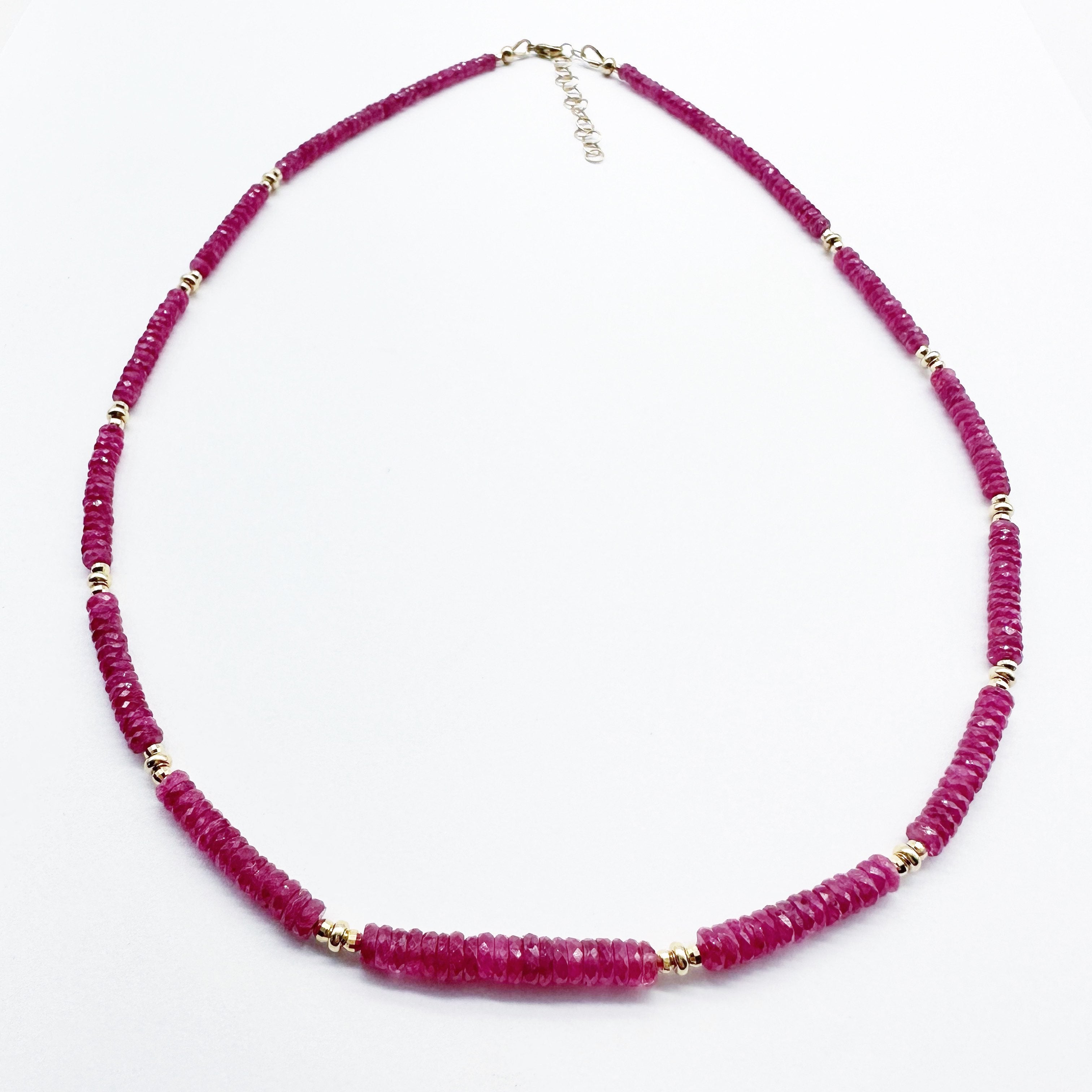 PINK SAPPHIRE NECKLACE