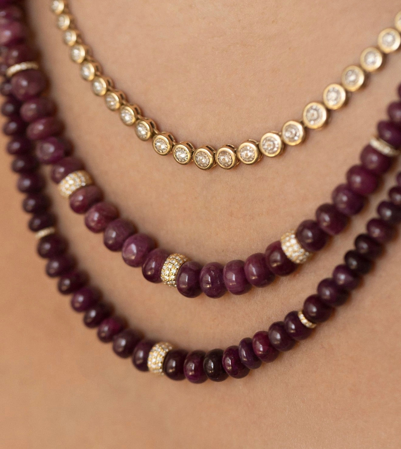 RUBY & DIAMOND NECKLACE