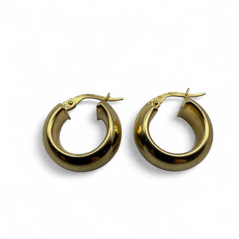 CHUBBY GOLD HOOPS