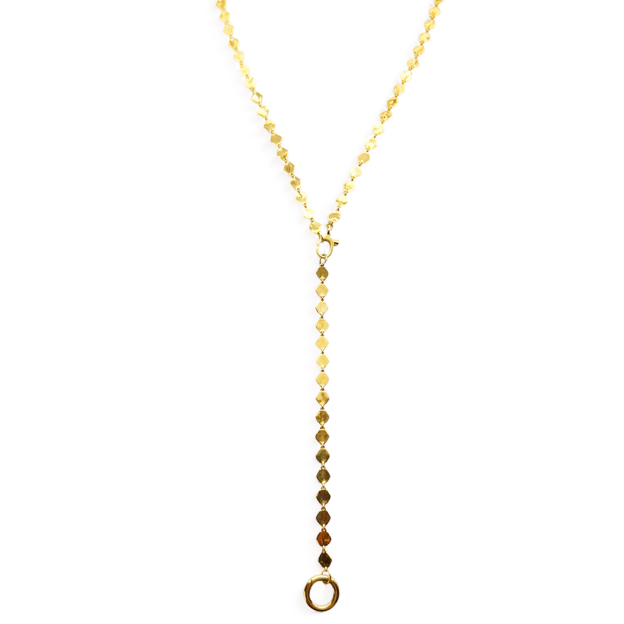 14K GOLD DISC CHAIN