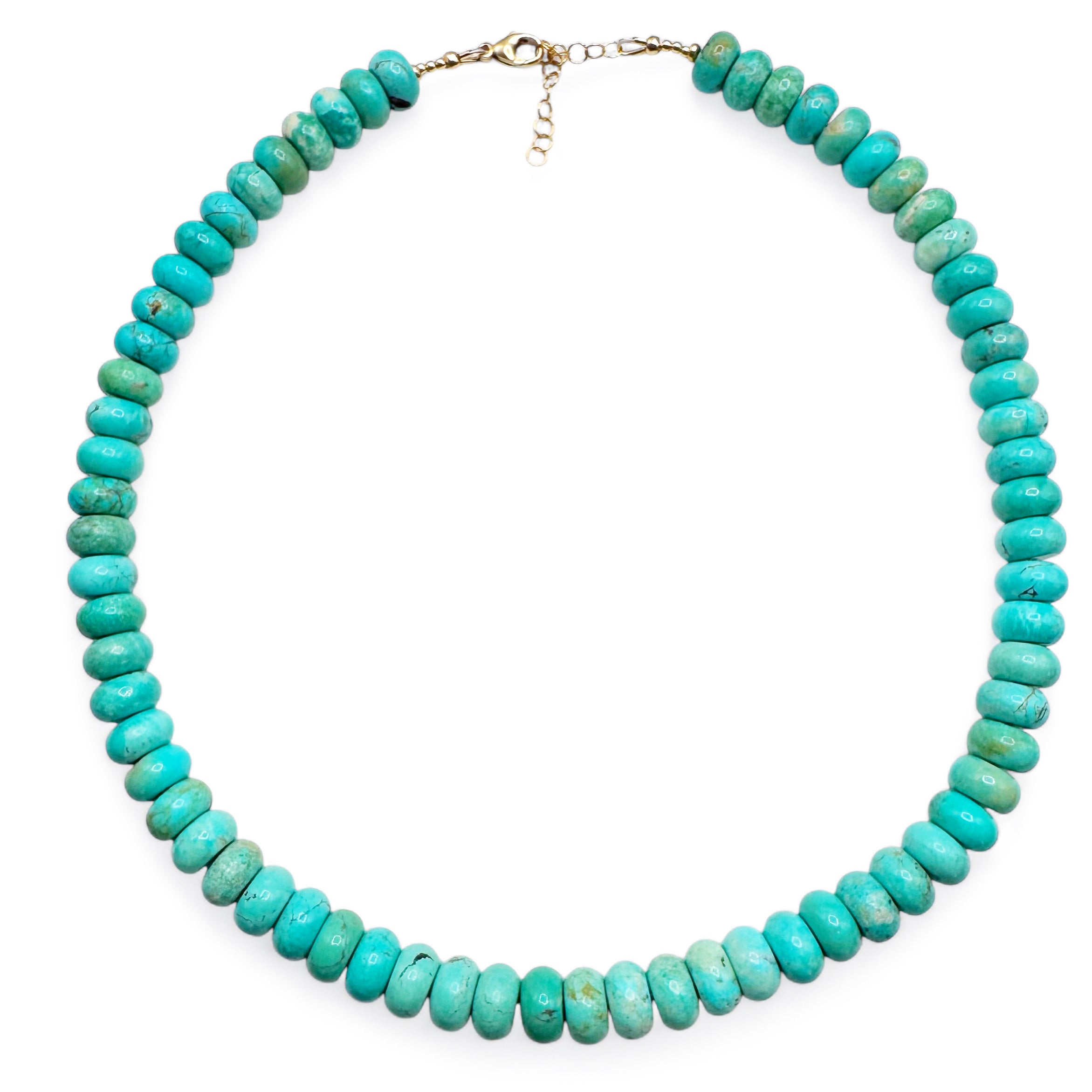 TURQUOISE BEADED NECKLACES