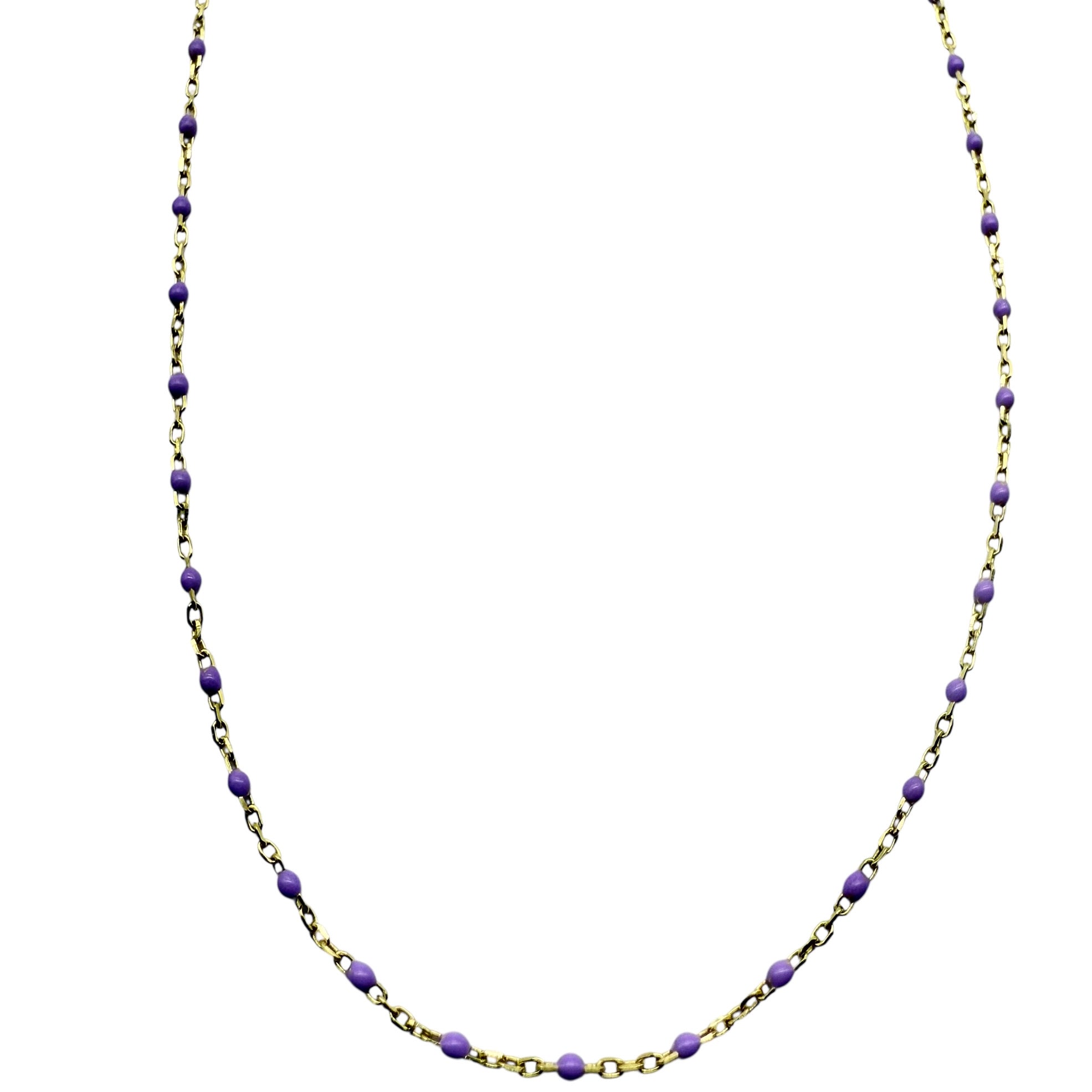 14K GOLD & ENAMEL CHAINS
