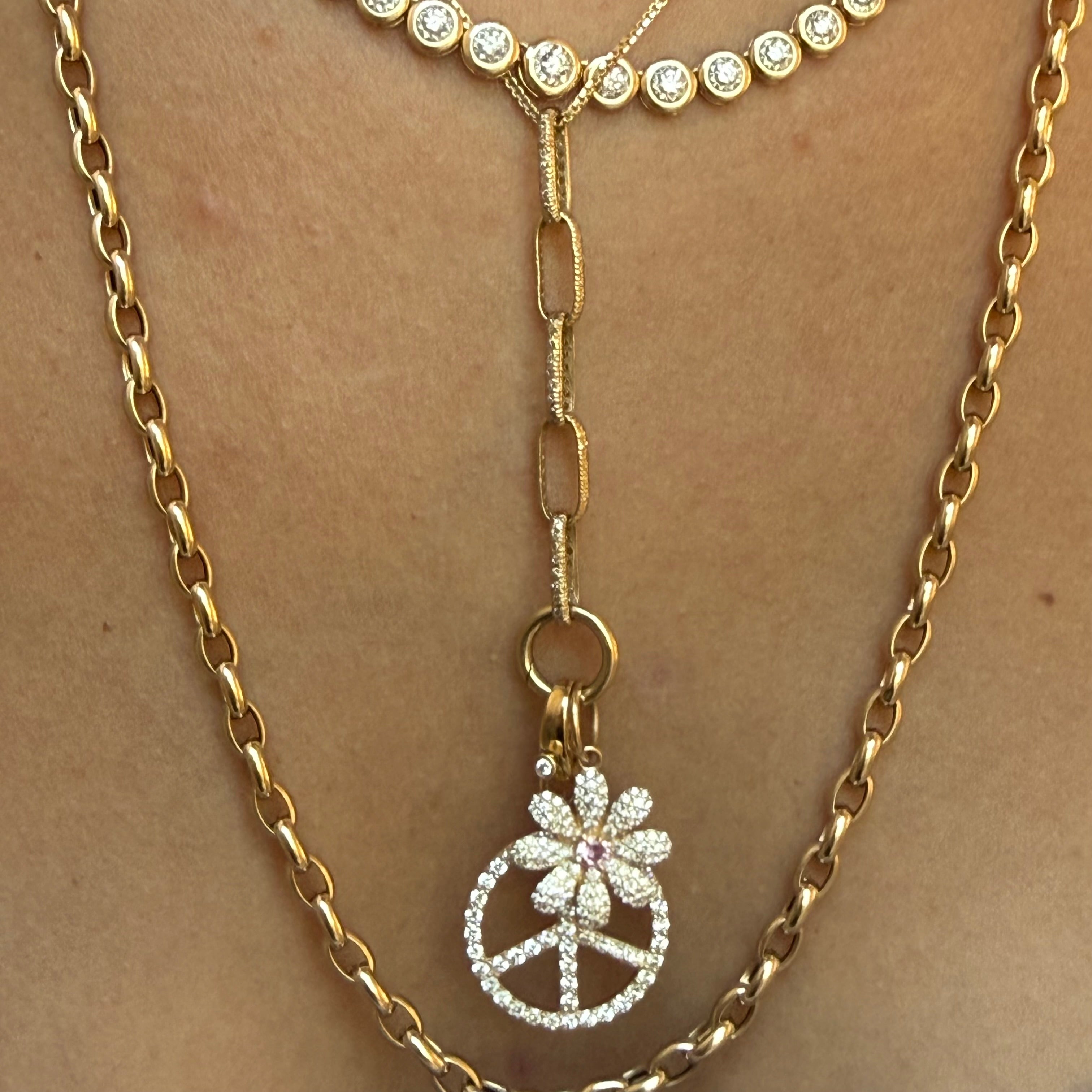 GIVE PEACE A CHANGE PENDANT
