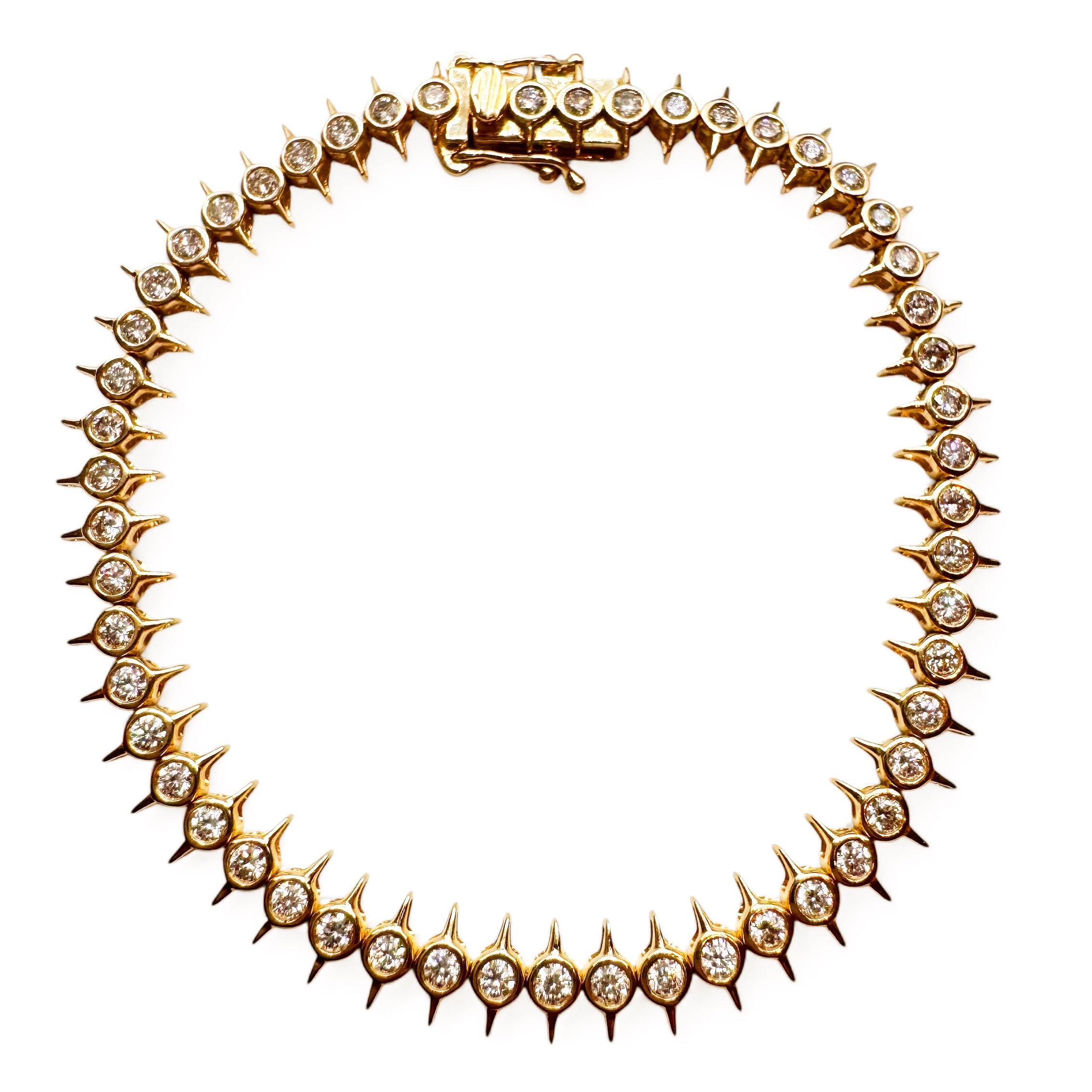 SHAKTI BEZEL DIAMONDTENNIS BRACELET