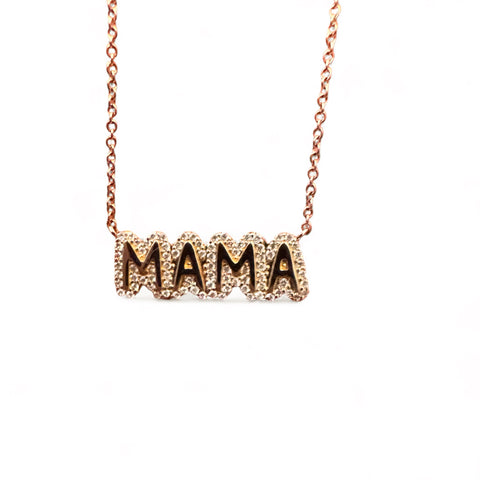 DIAMOND MAMA NECKLACE