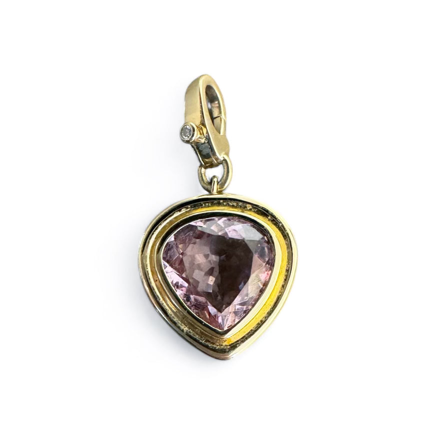 MORGANITE GEMSTONE PENDANTS