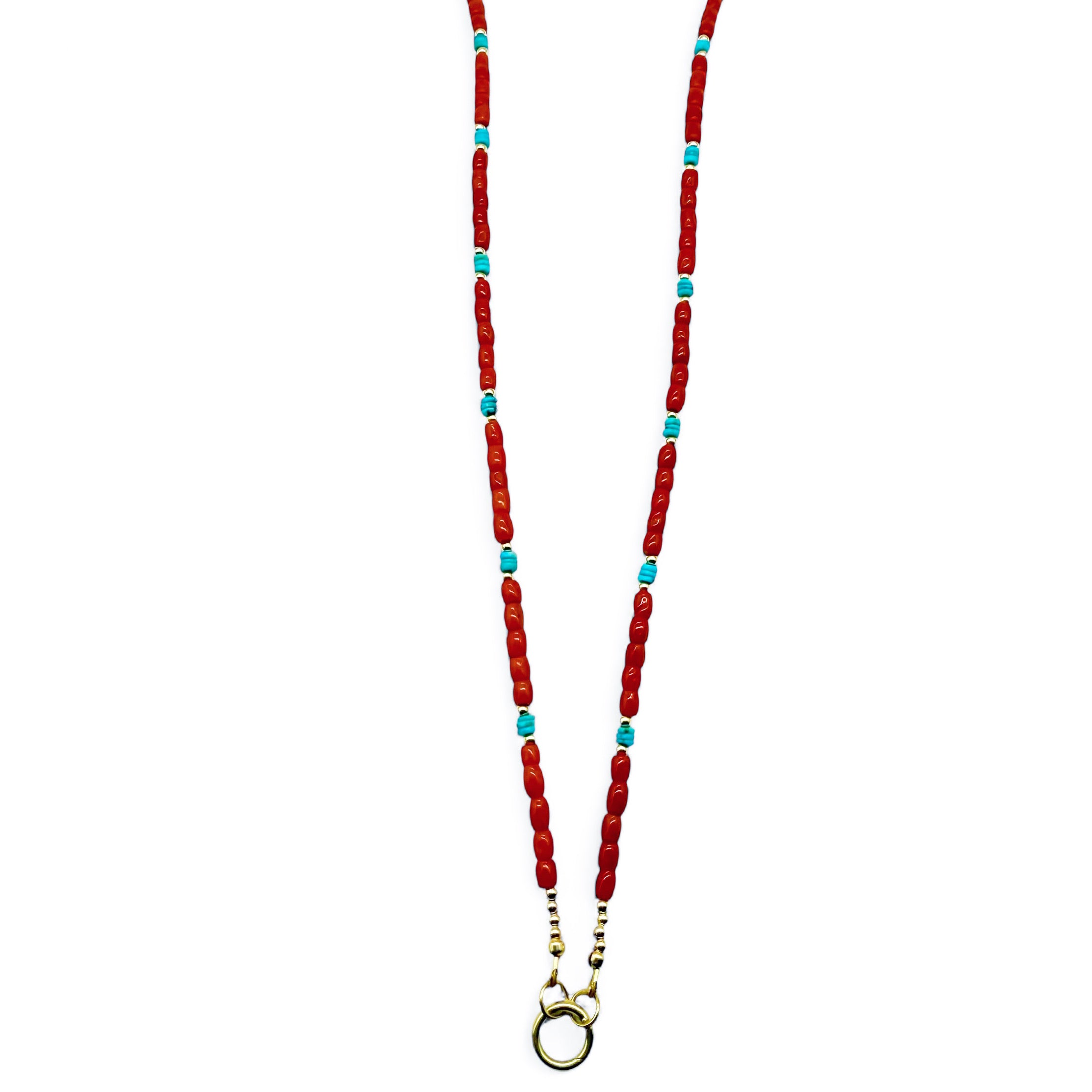 LONG CORAL NECKLACES