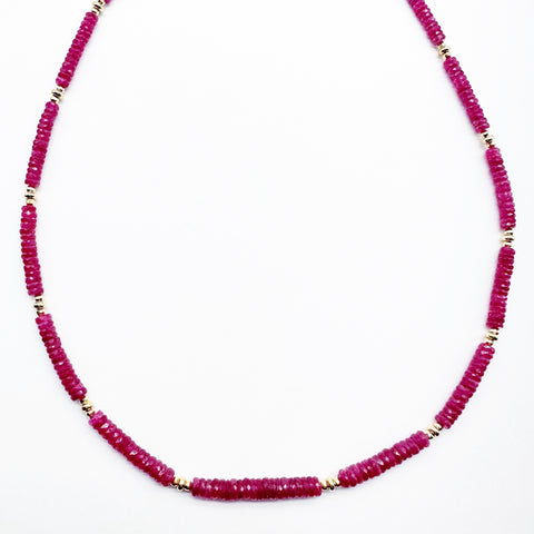PINK SAPPHIRE NECKLACE