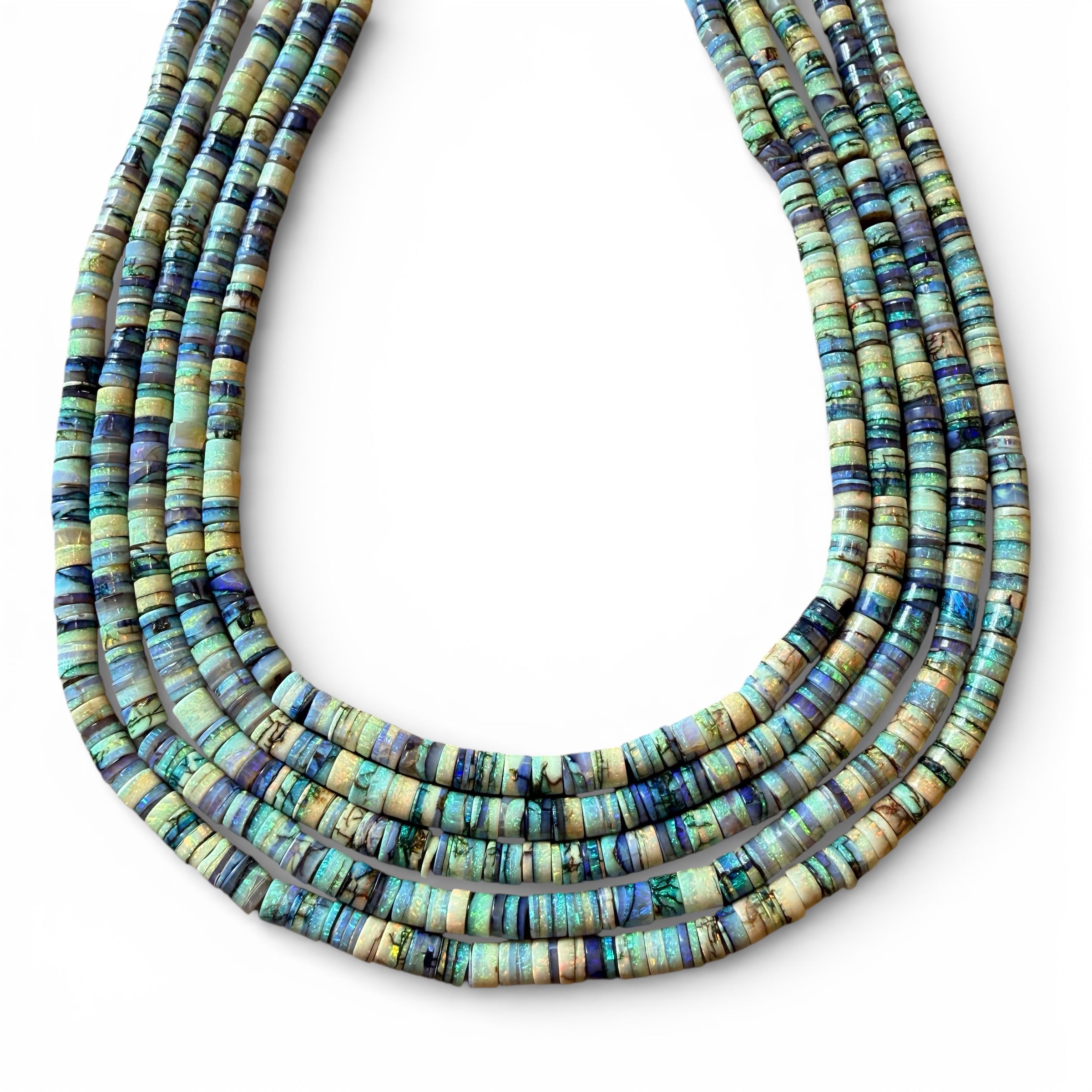 OPAL HEISHI NECKLACE