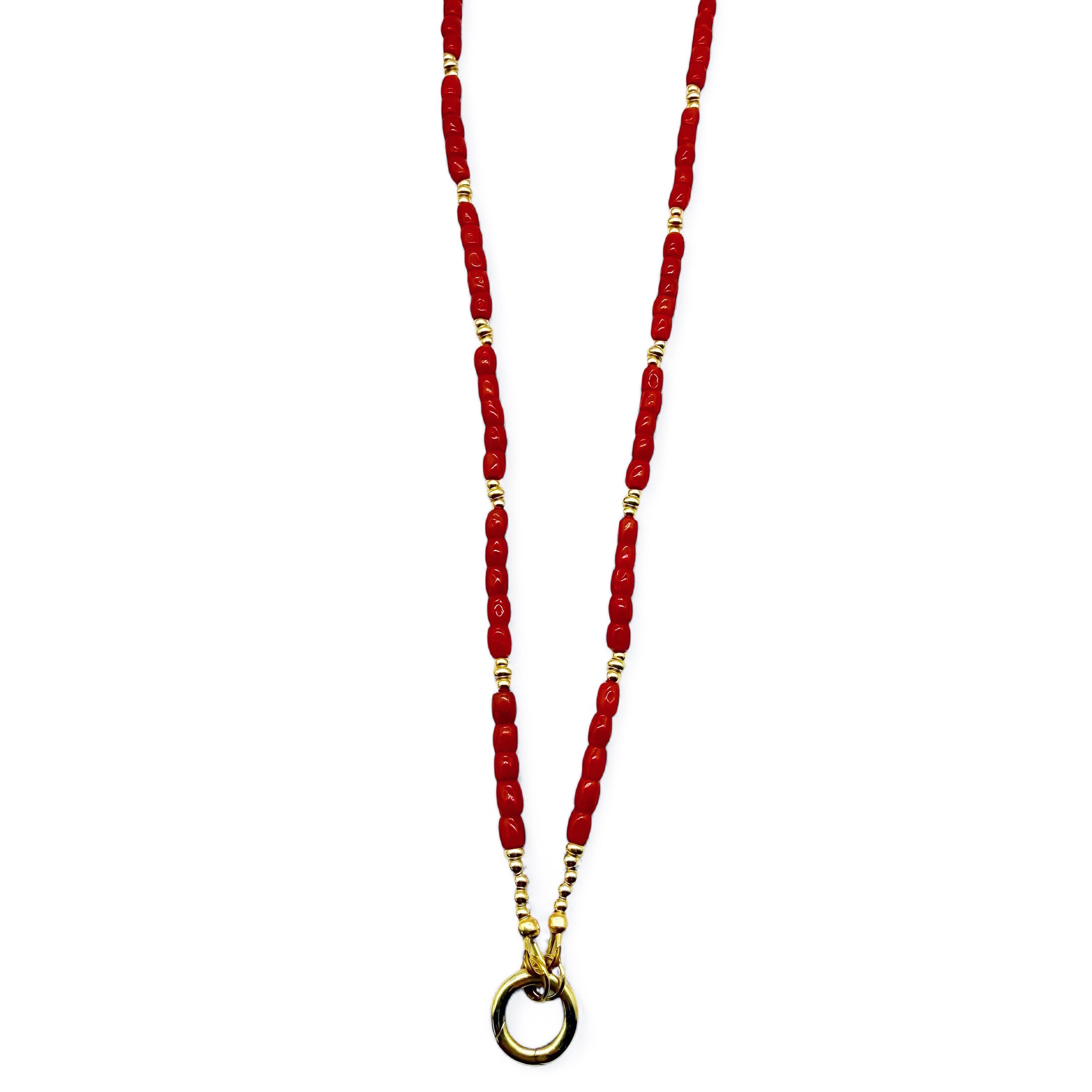 LONG CORAL NECKLACES
