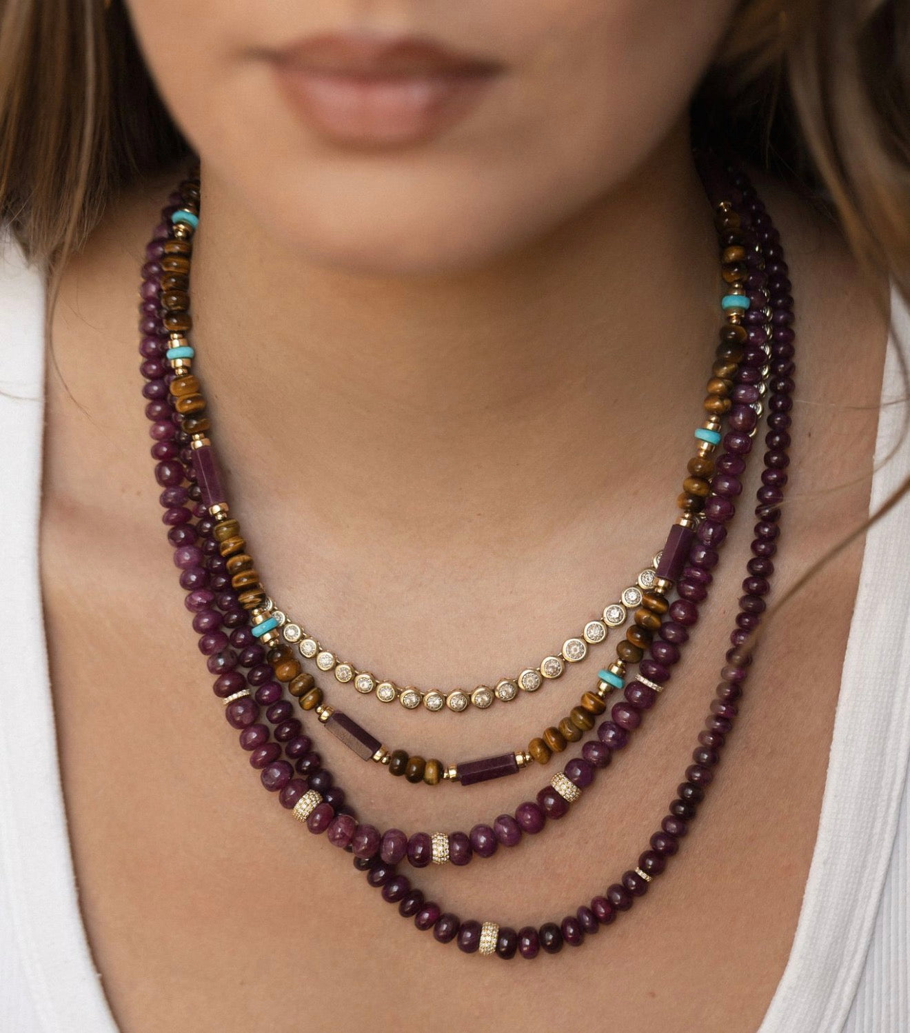 RUBY & DIAMOND NECKLACE