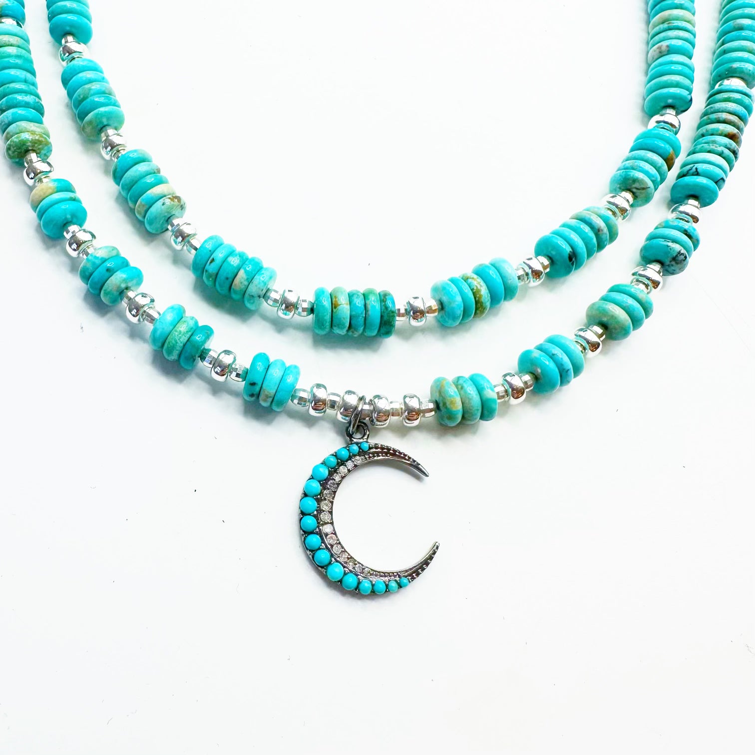 TURQUOISE & SILVER NECKLACES