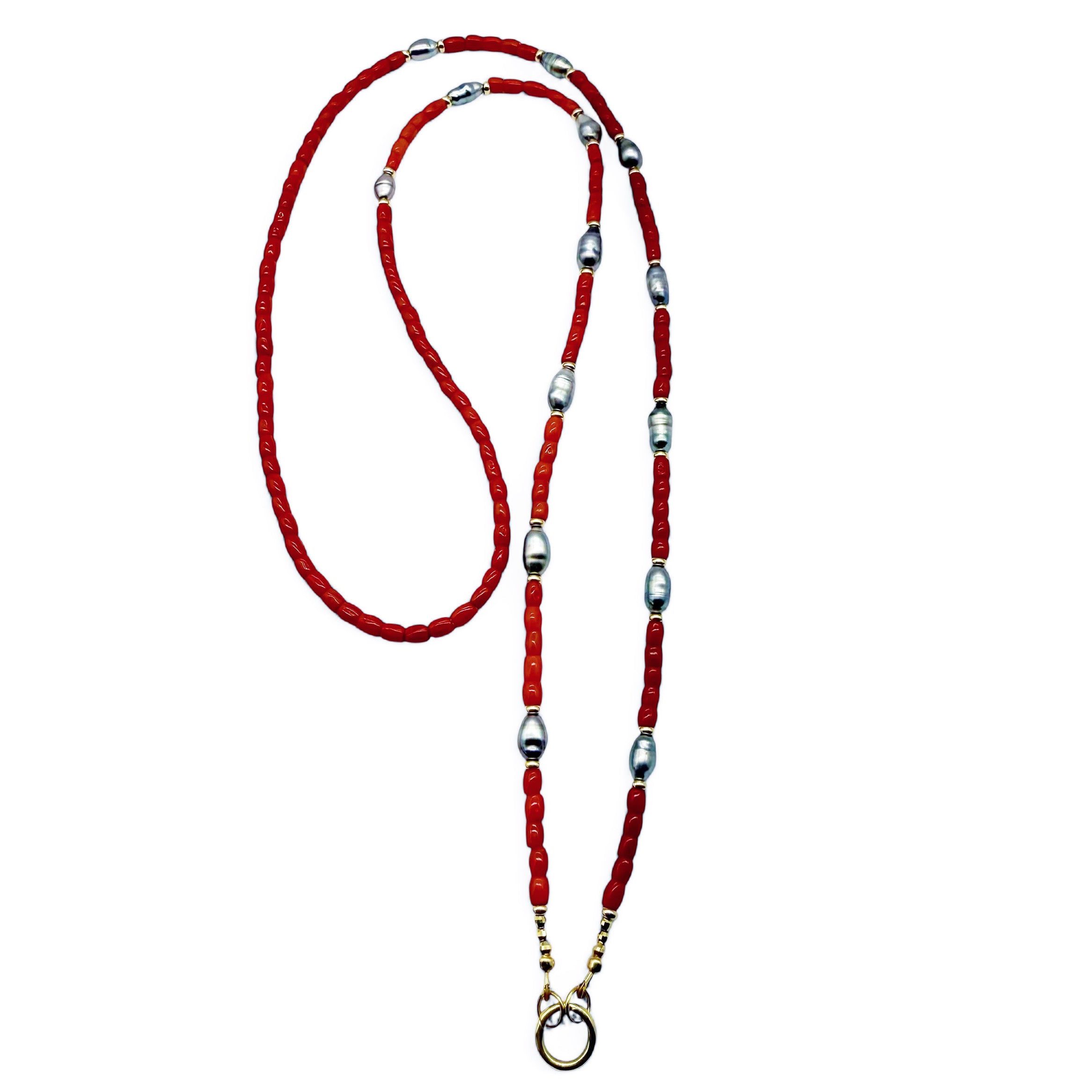 LONG CORAL NECKLACES