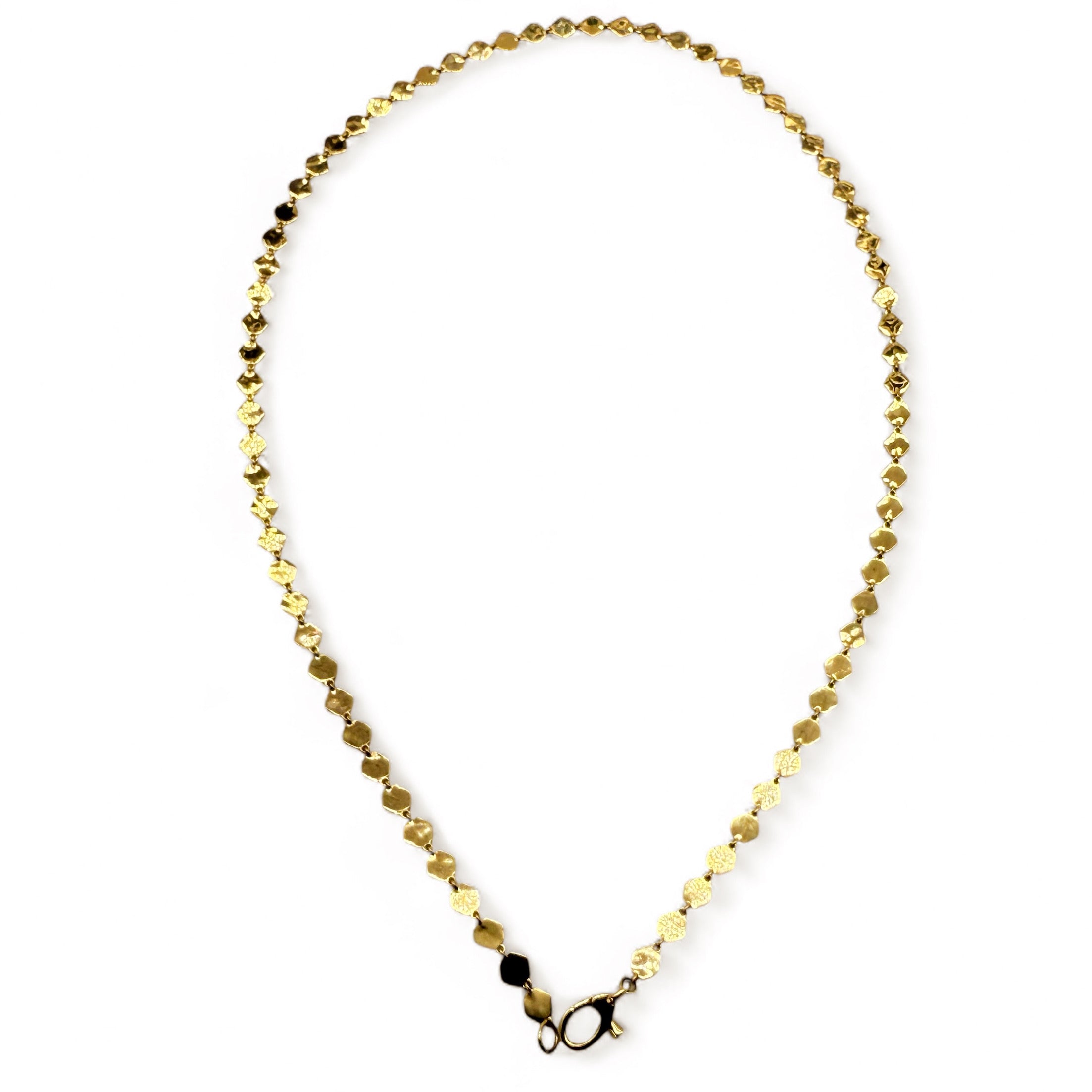 14K GOLD DISC CHAIN