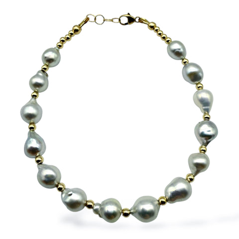 AKOYA & 14K GOLD BRACELET