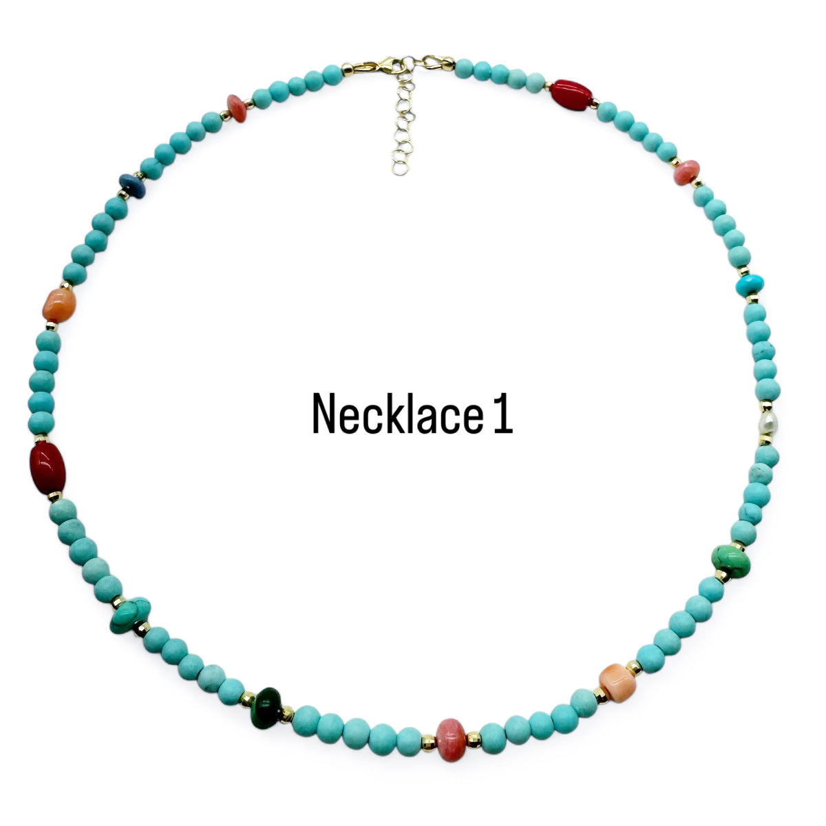 4MM SIZE TURQUOISE ANTIQUITY NECKLACES