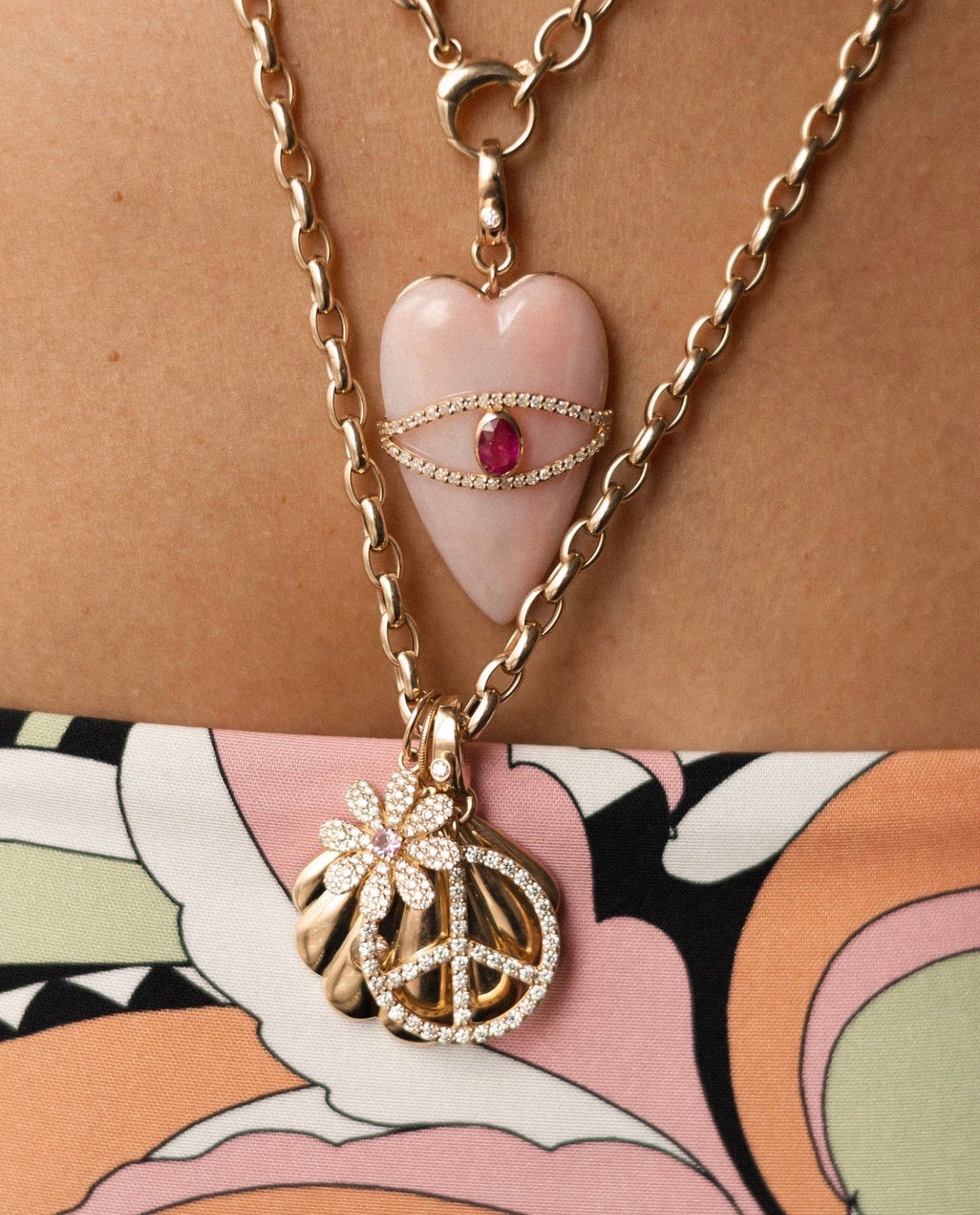 GIVE PEACE A CHANGE PENDANT