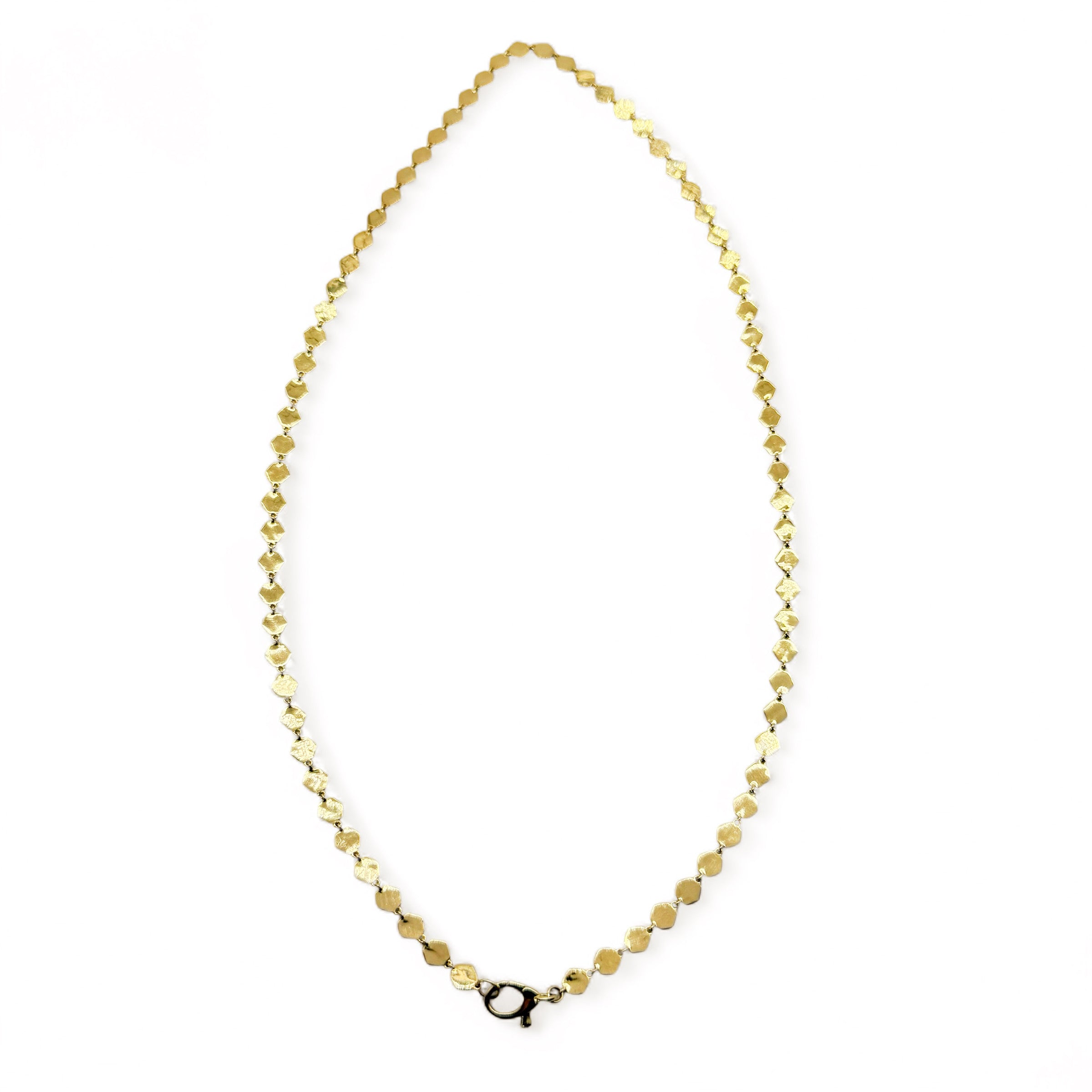 14K GOLD DISC CHAIN