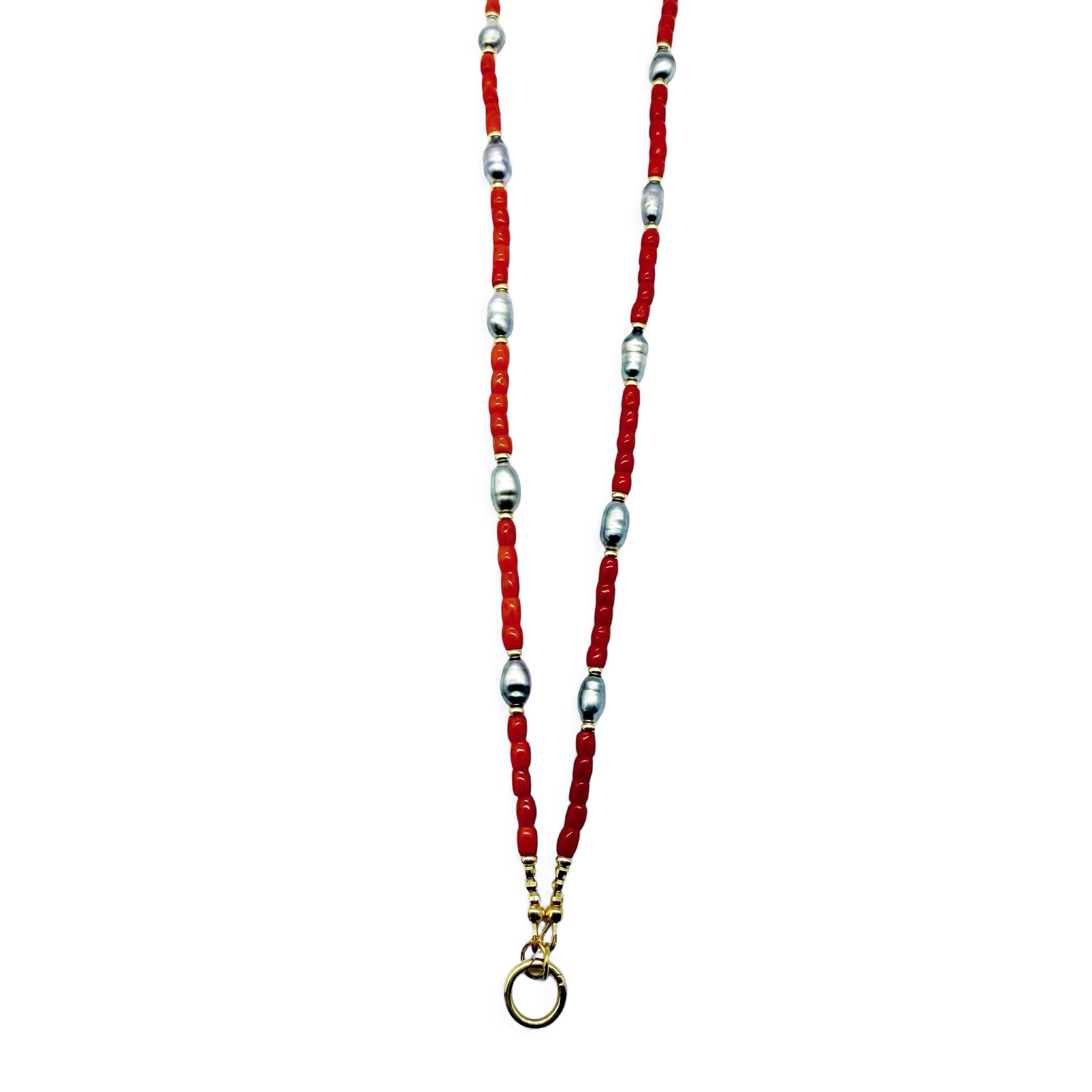 LONG CORAL NECKLACES
