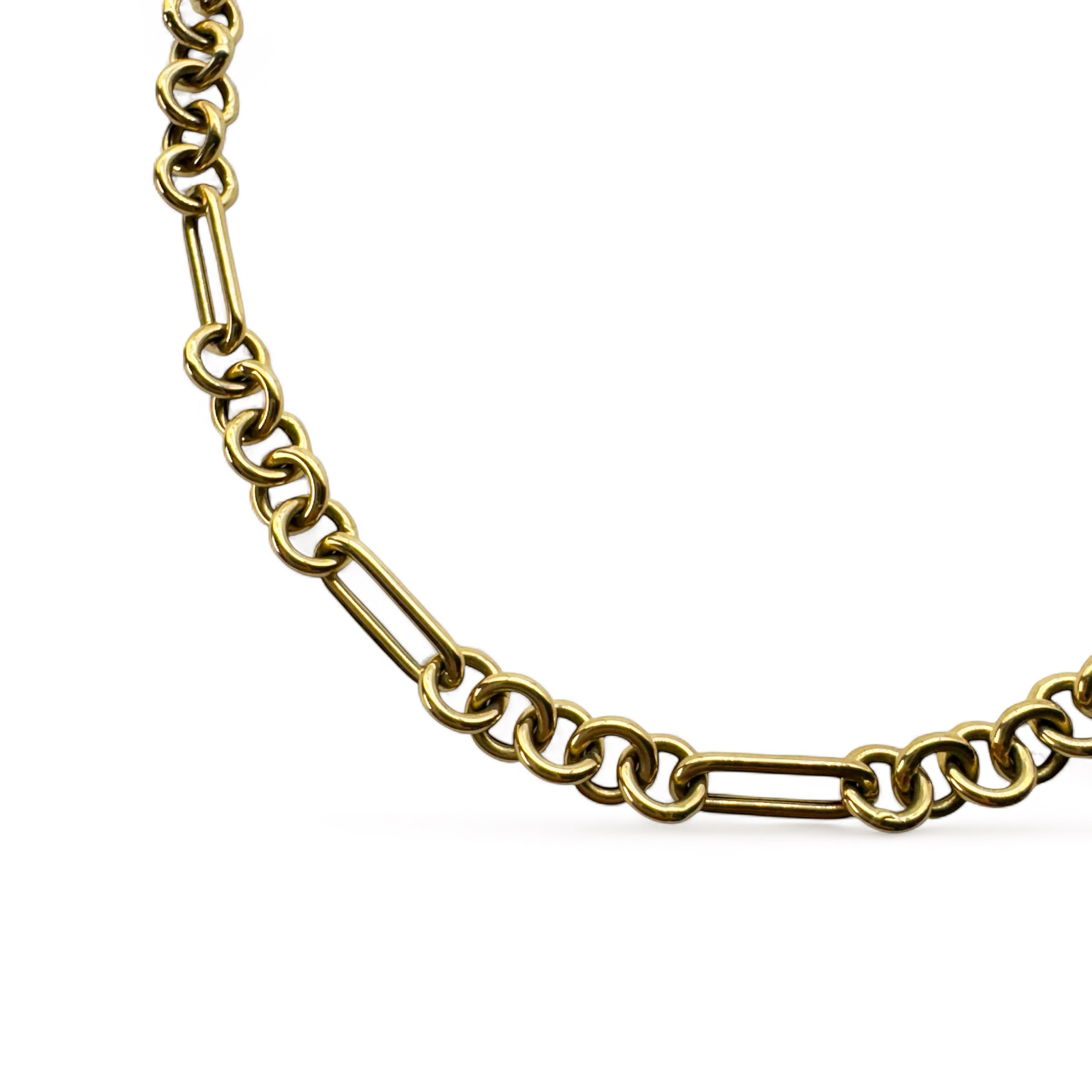 14K GOLD LINK CHAIN 16-18"