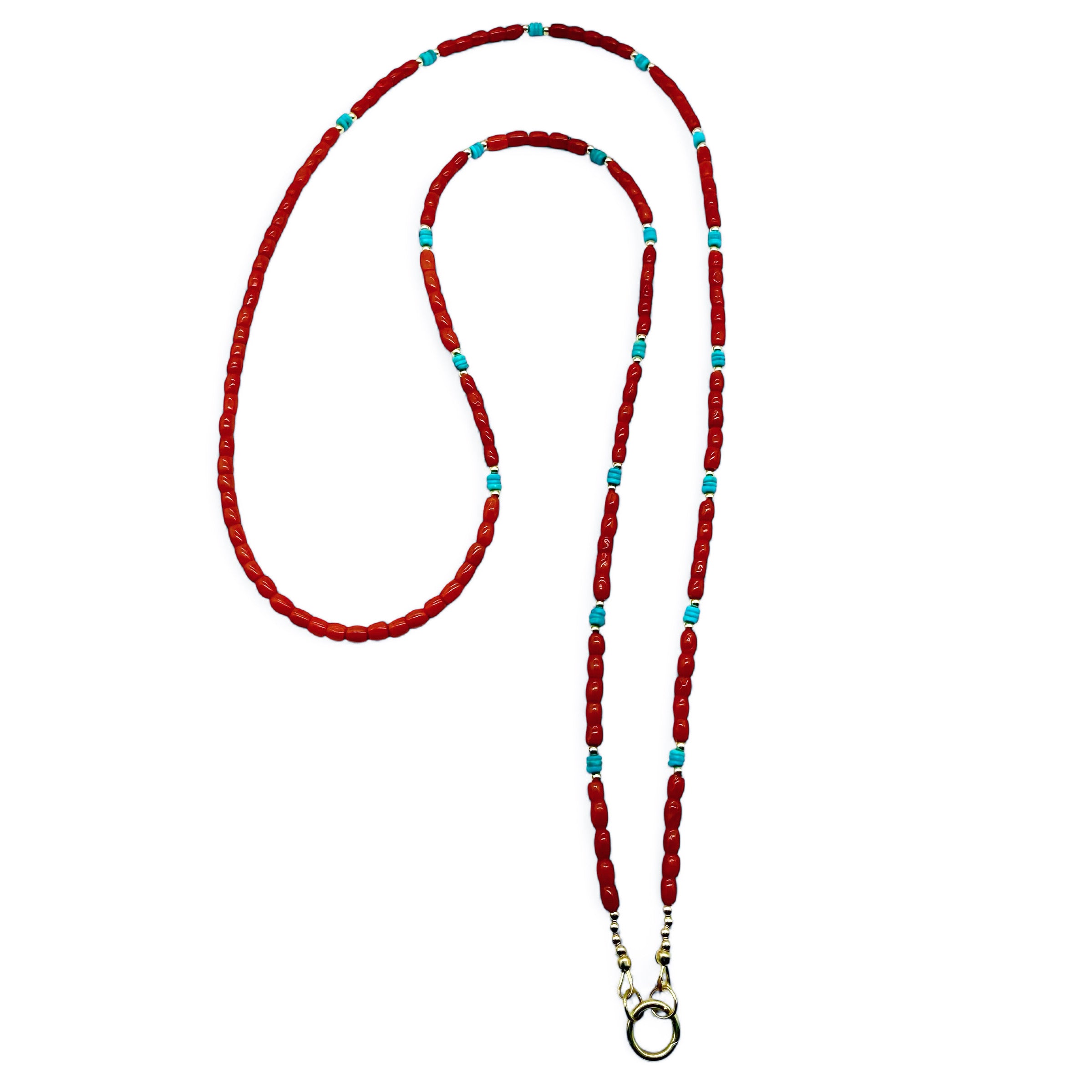 LONG CORAL NECKLACES