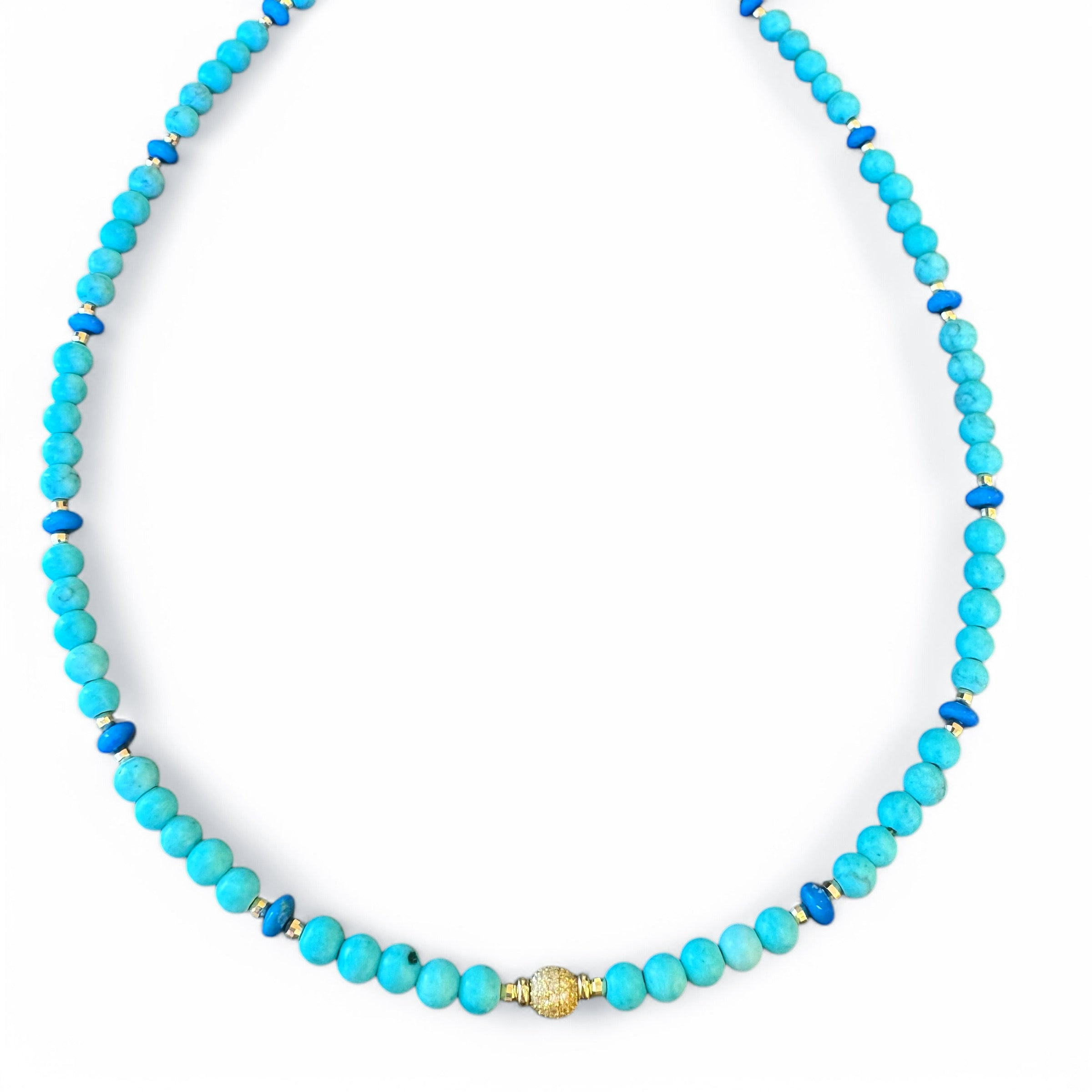 4MM SIZE TURQUOISE ANTIQUITY NECKLACES