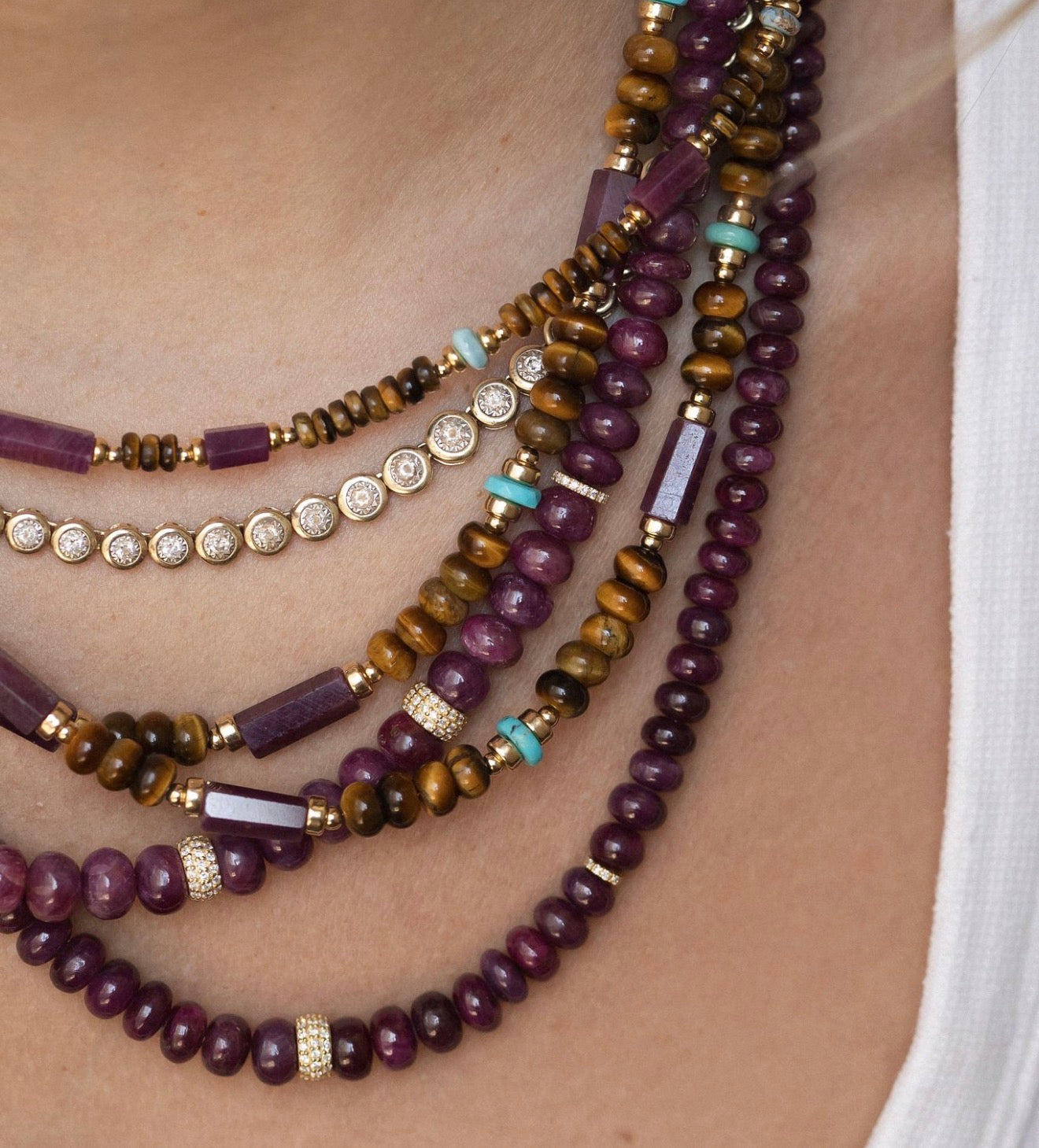 RUBY & DIAMOND NECKLACE