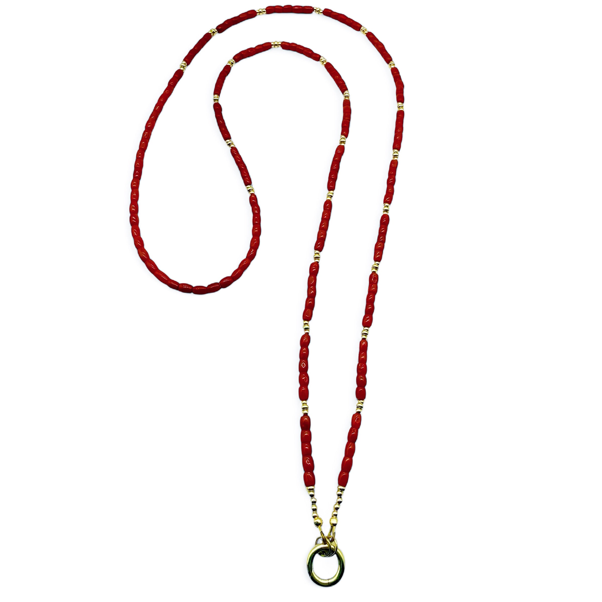 LONG CORAL NECKLACES