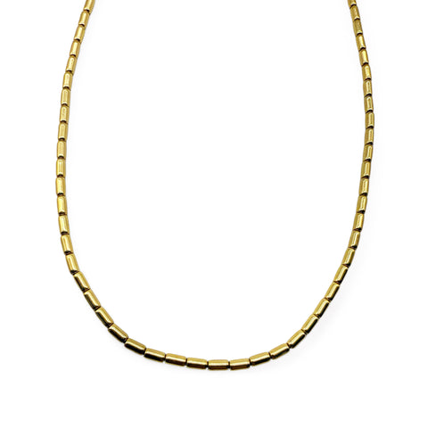 2MM SOLID 14K GOLD BEADED CHAIN