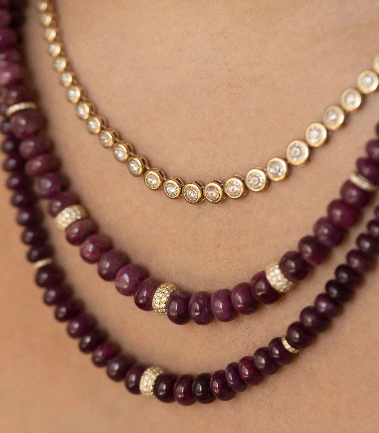 RUBY & DIAMOND NECKLACE