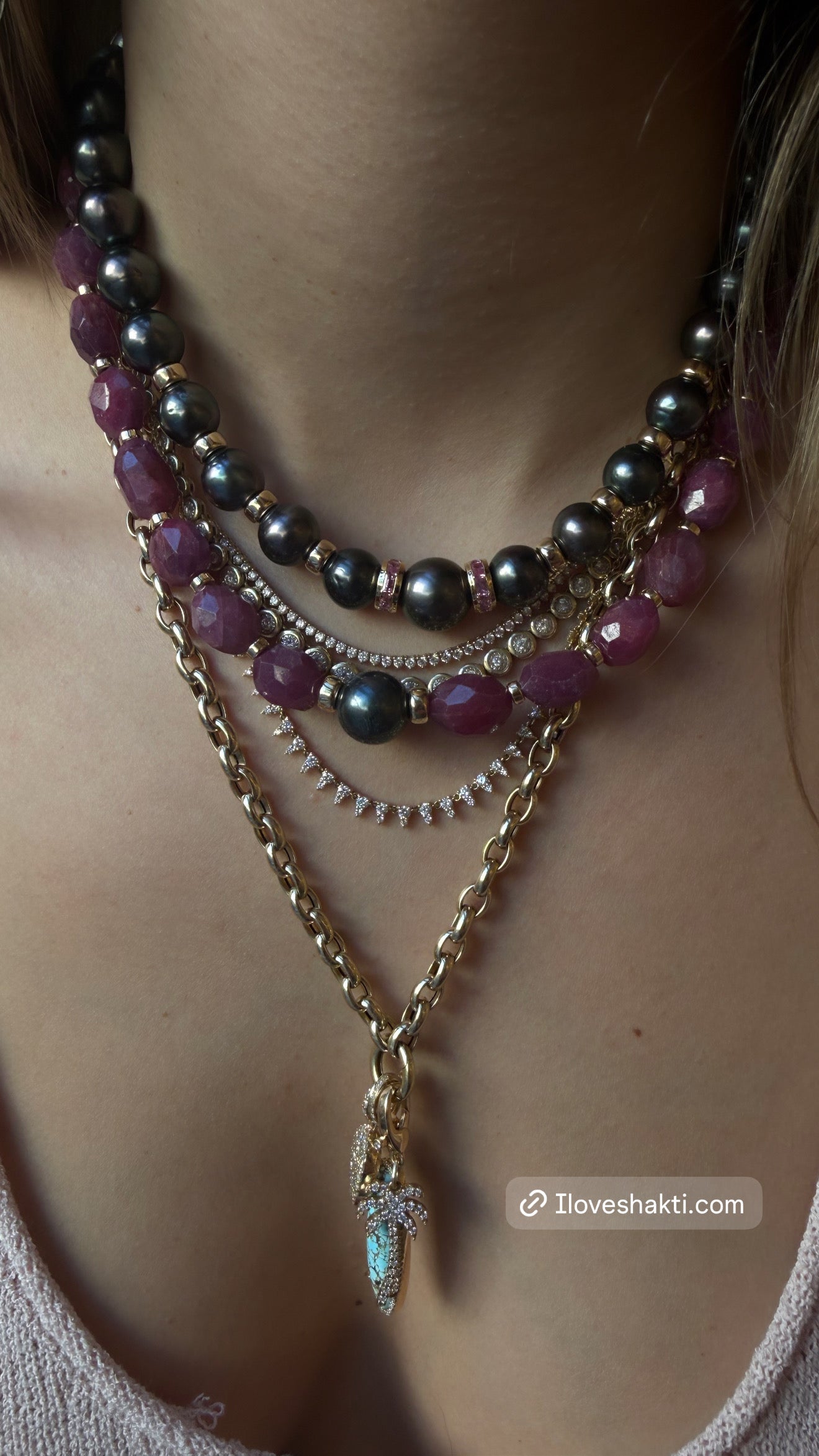 14K SOLID GOLD ADJUSTABLE PUFFY ROLO CHAIN (18-22")