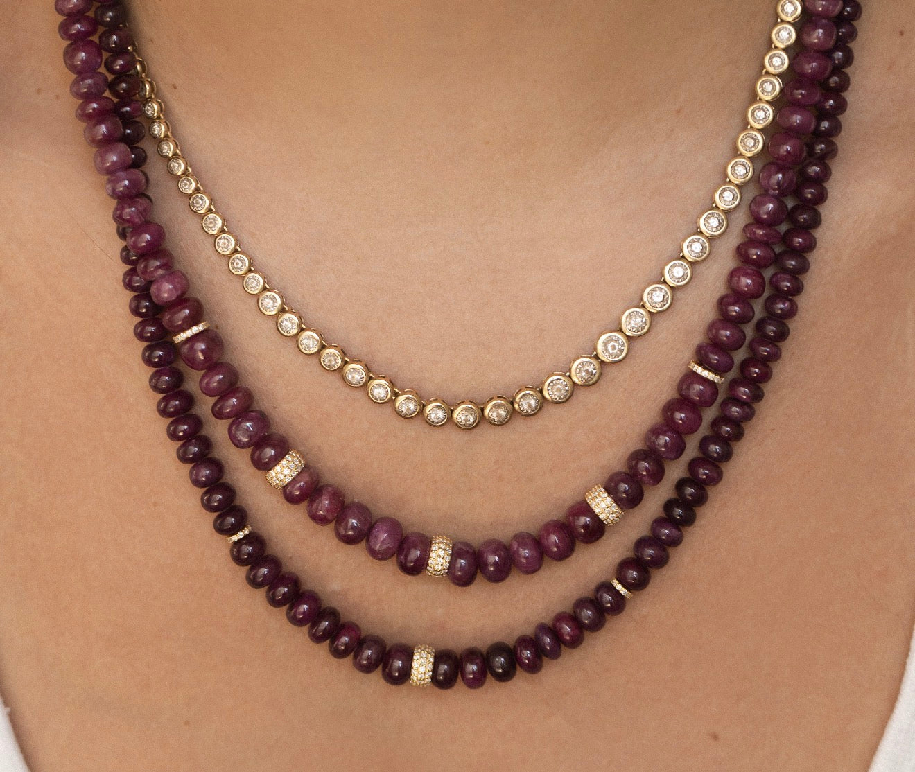 RUBY & DIAMOND NECKLACE