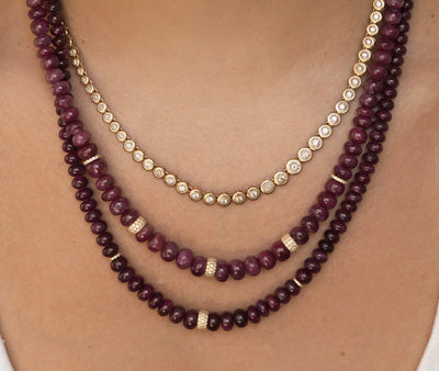 RUBY & DIAMOND NECKLACE