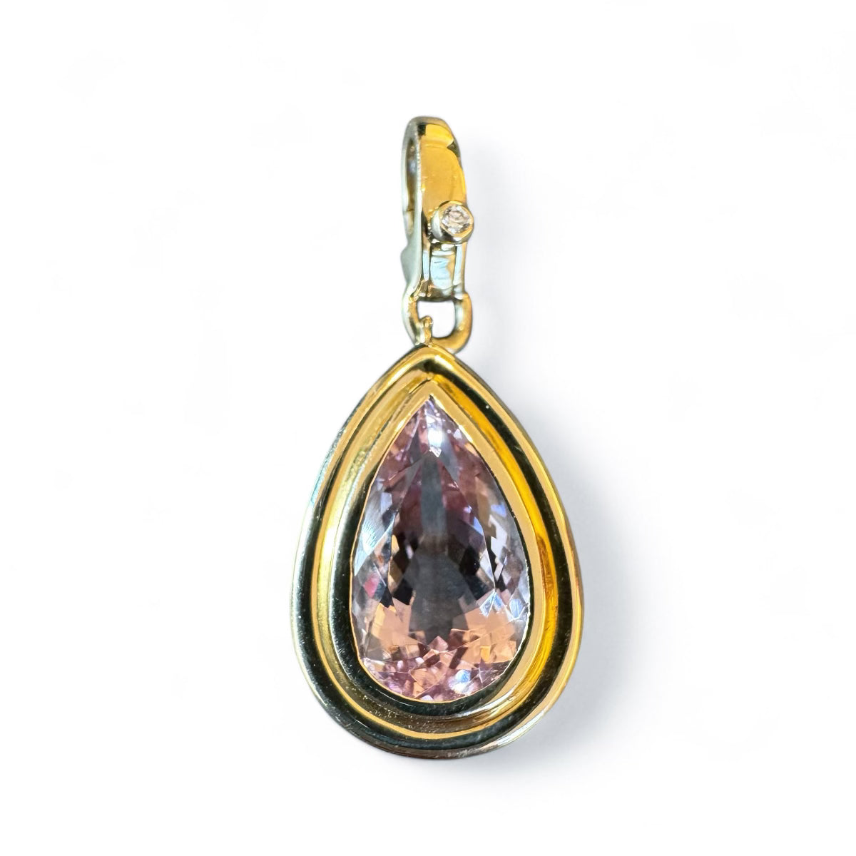 MORGANITE GEMSTONE PENDANTS