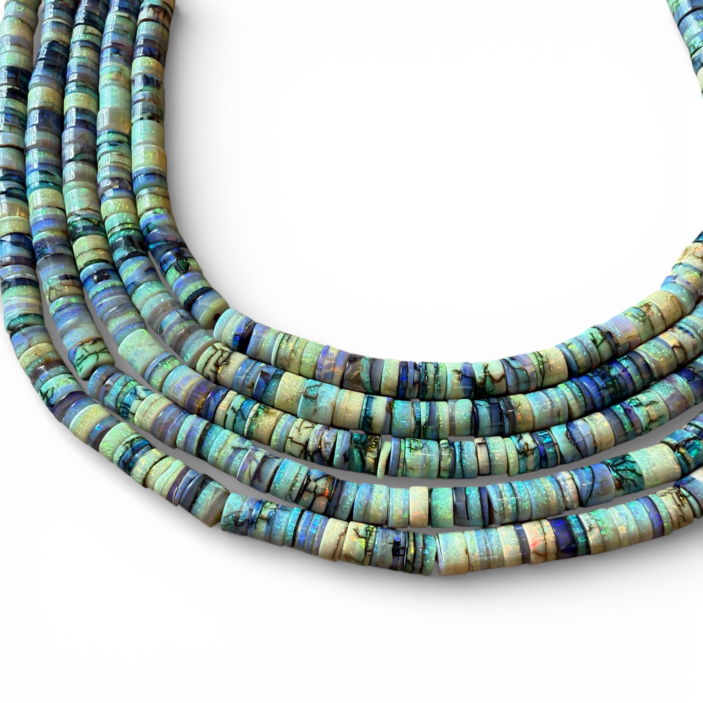OPAL HEISHI NECKLACE