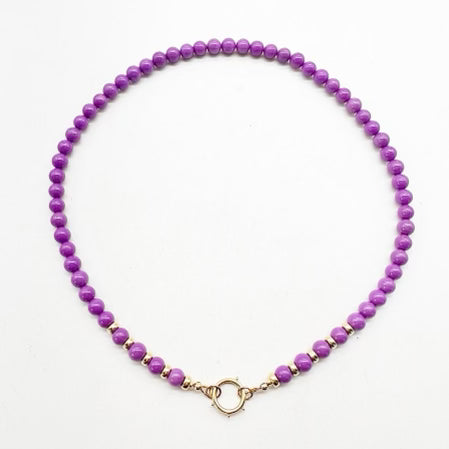 PURPLE OPAL NECKLACE