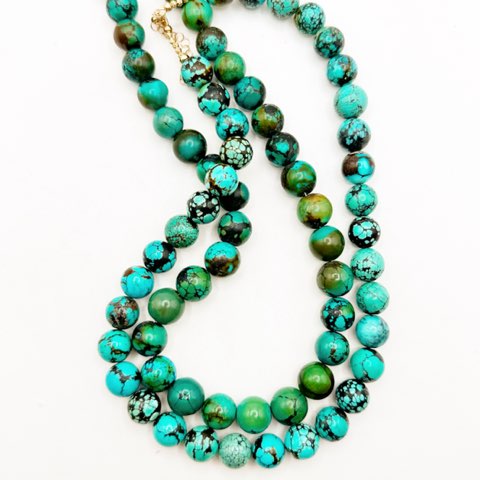 VINTAGE TURQUOISE NECKLACES. ONE OF A KIND