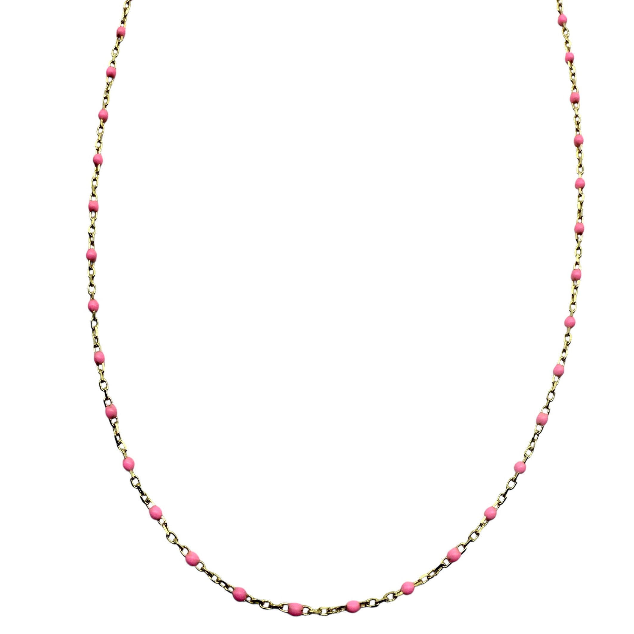 14K GOLD & ENAMEL CHAINS