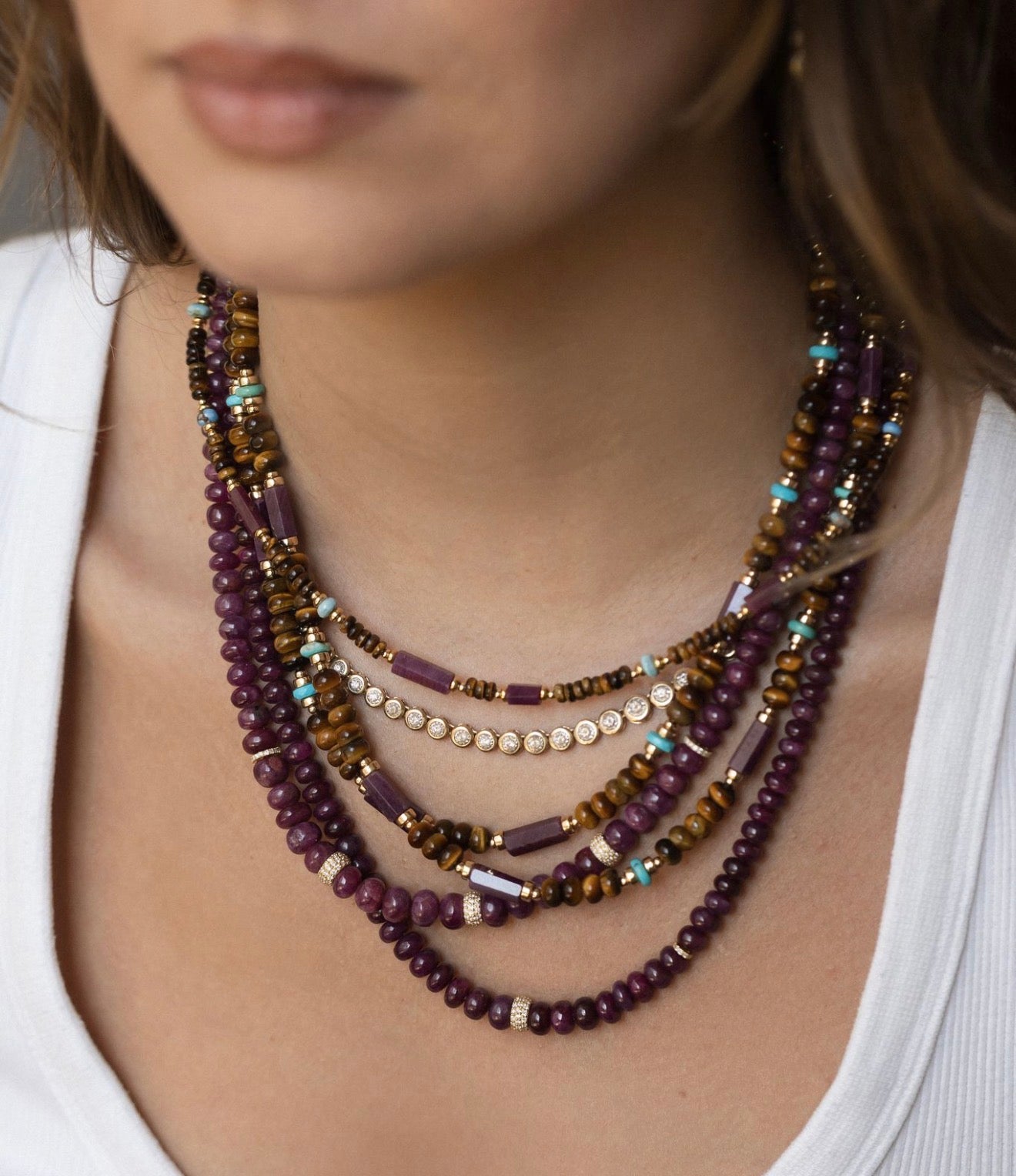 RUBY & DIAMOND NECKLACE